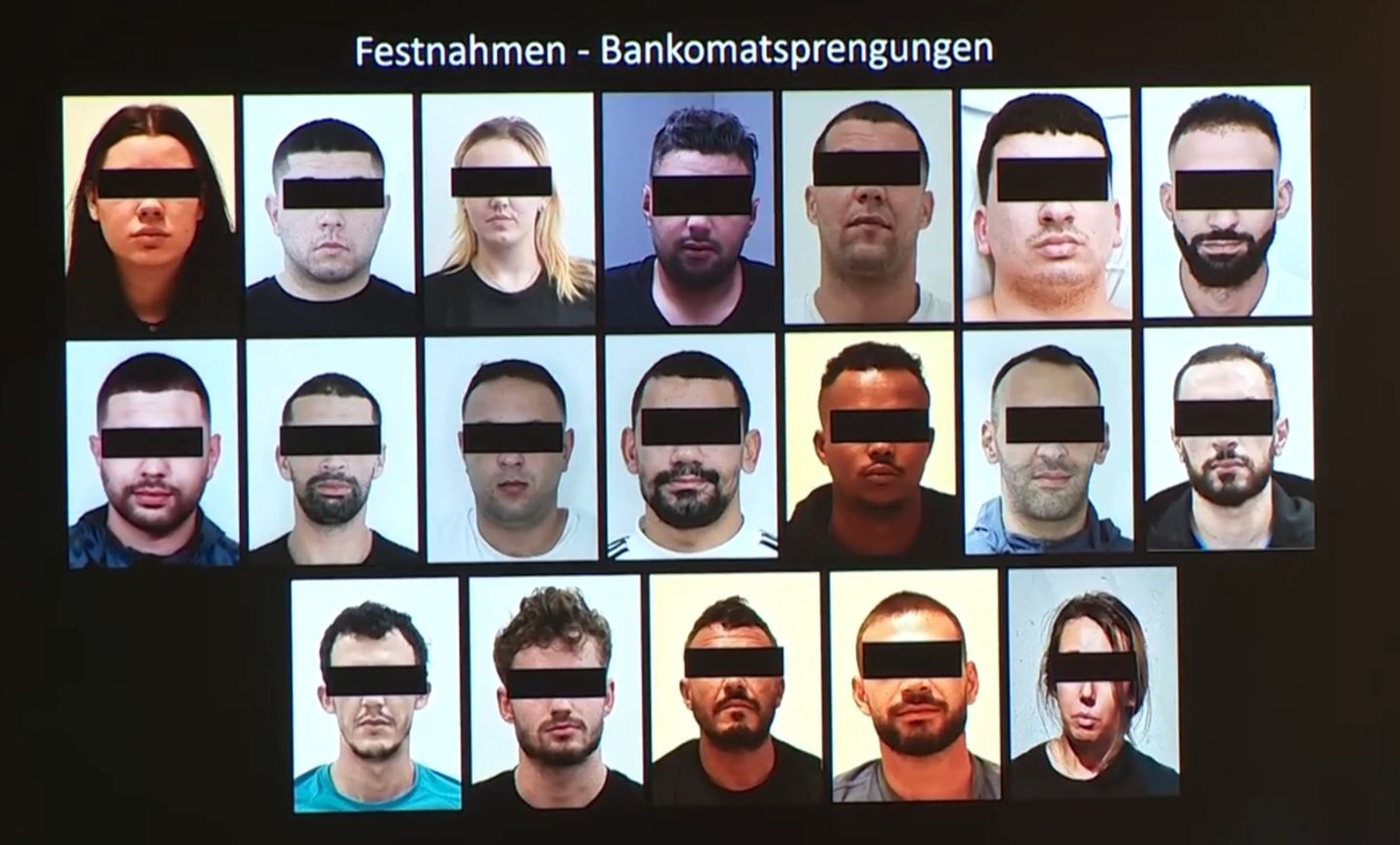 Im Zuge der Ermittlungen kam es zu mehreren Festnahmen. Die unteren fünf Verdächtigen wurden im Zusammenhang mit dem jüngsten Coup in Hofkirchen im Traunkreis gefasst.