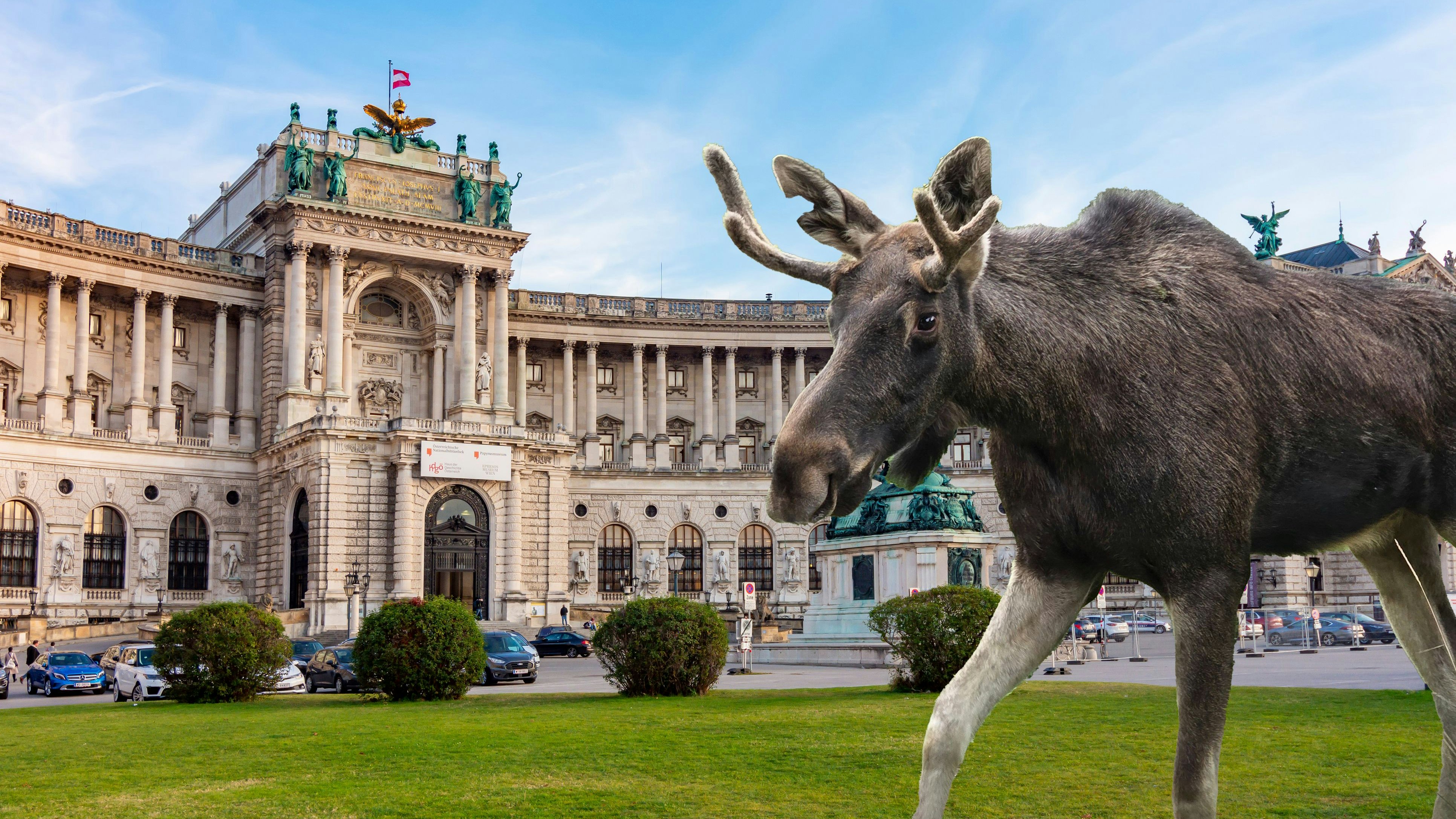Heute.at - Achtung Elch! Das musst du tun, wenn du Emil begegnest