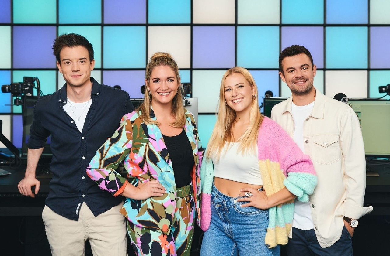 (Hansa, Hiller, Kratki, Bergsmann – von links nach rechts)