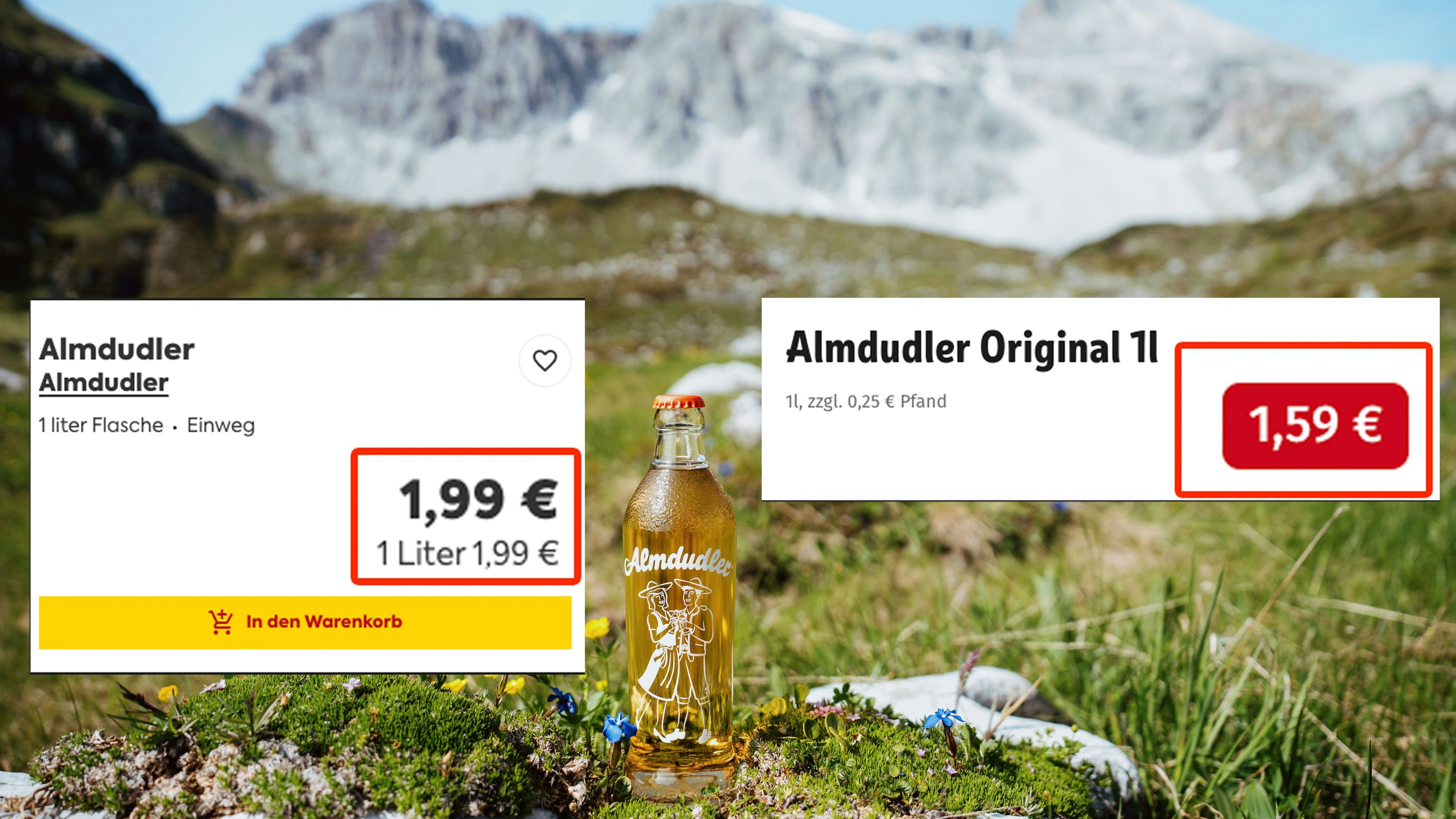 Heute.at - Almdudler bei uns 25 Prozent teurer als in Deutschland