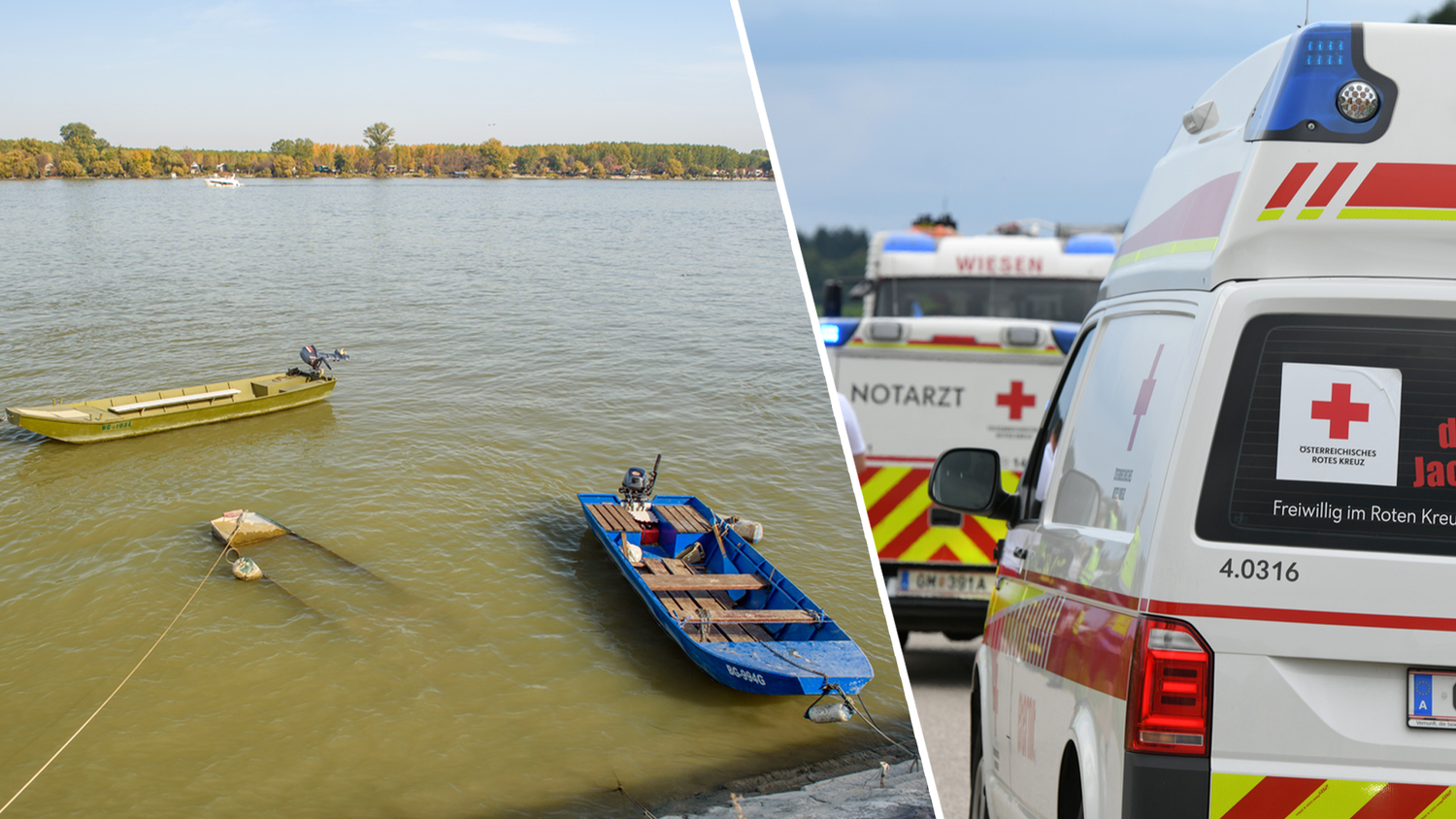 Heute.at - Boots-Crash auf der Donau – Kind und Mutter im Spital