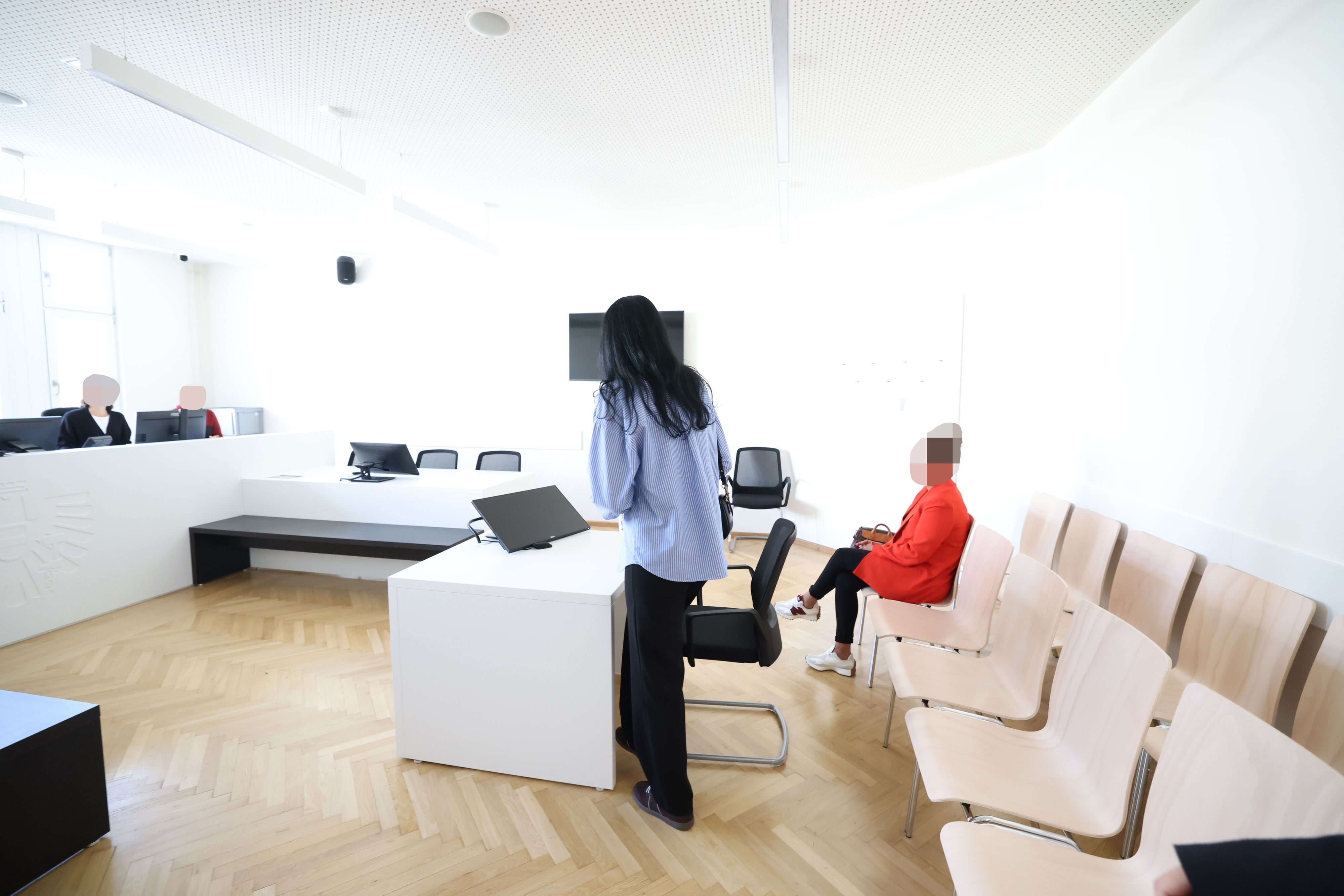 Die Angeklagte (31) vor Gericht in Wien.