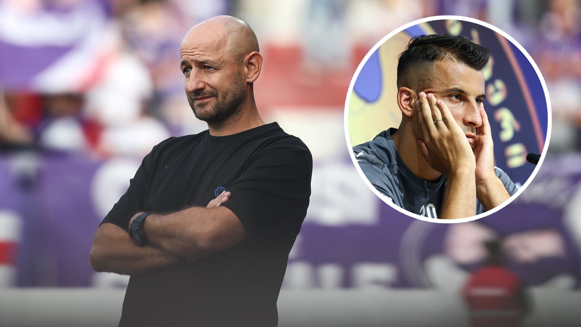 Stephan Helm (l.) kann auf die Unterstützung seines Kapitäns Manfred Fischer (r.) zählen.