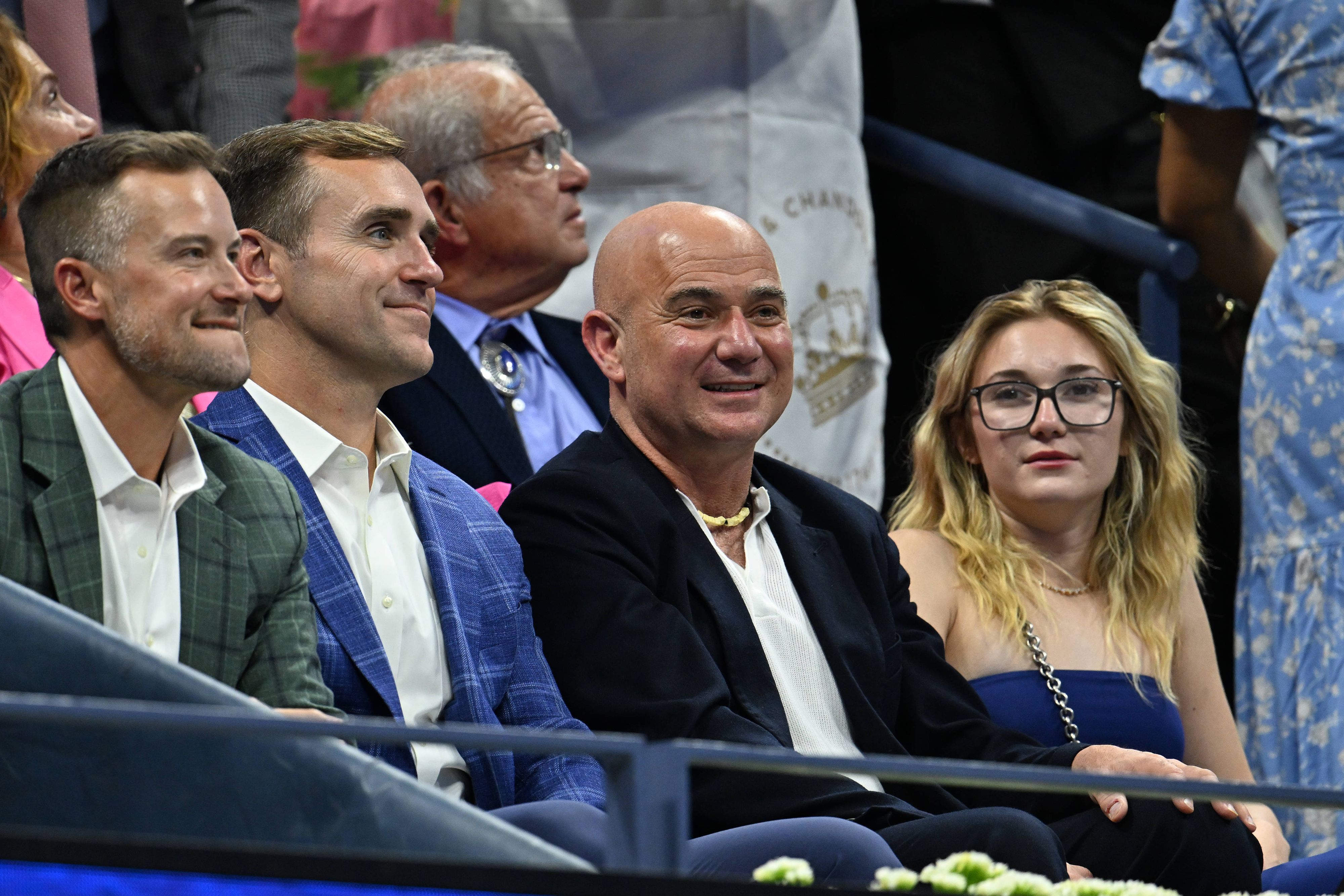 Andre Agassi zeigte sich mit seiner Tochter bei den US Open.