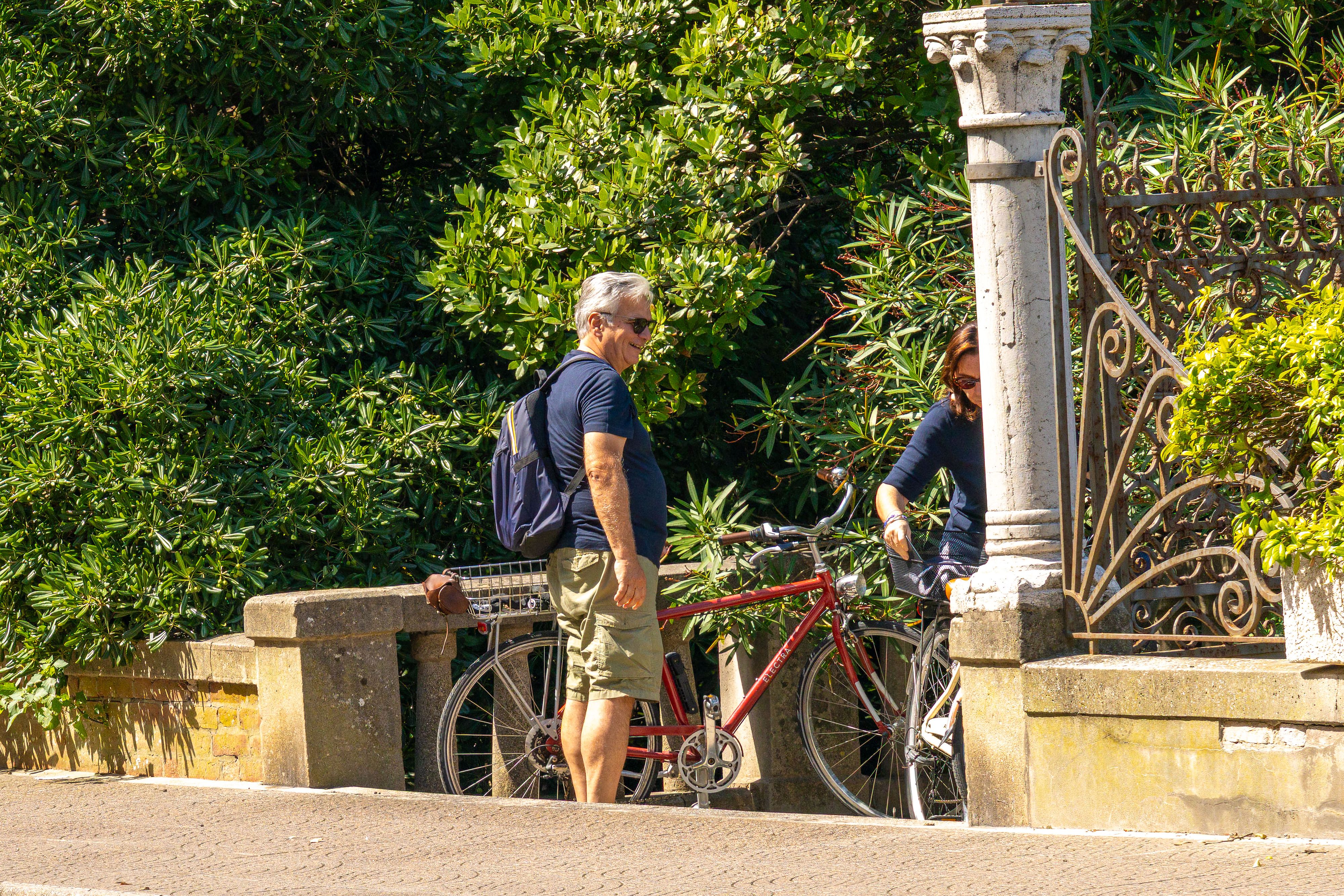 Martina und Werner Faymann bei ihrem Rad-Ausflug in Venedig