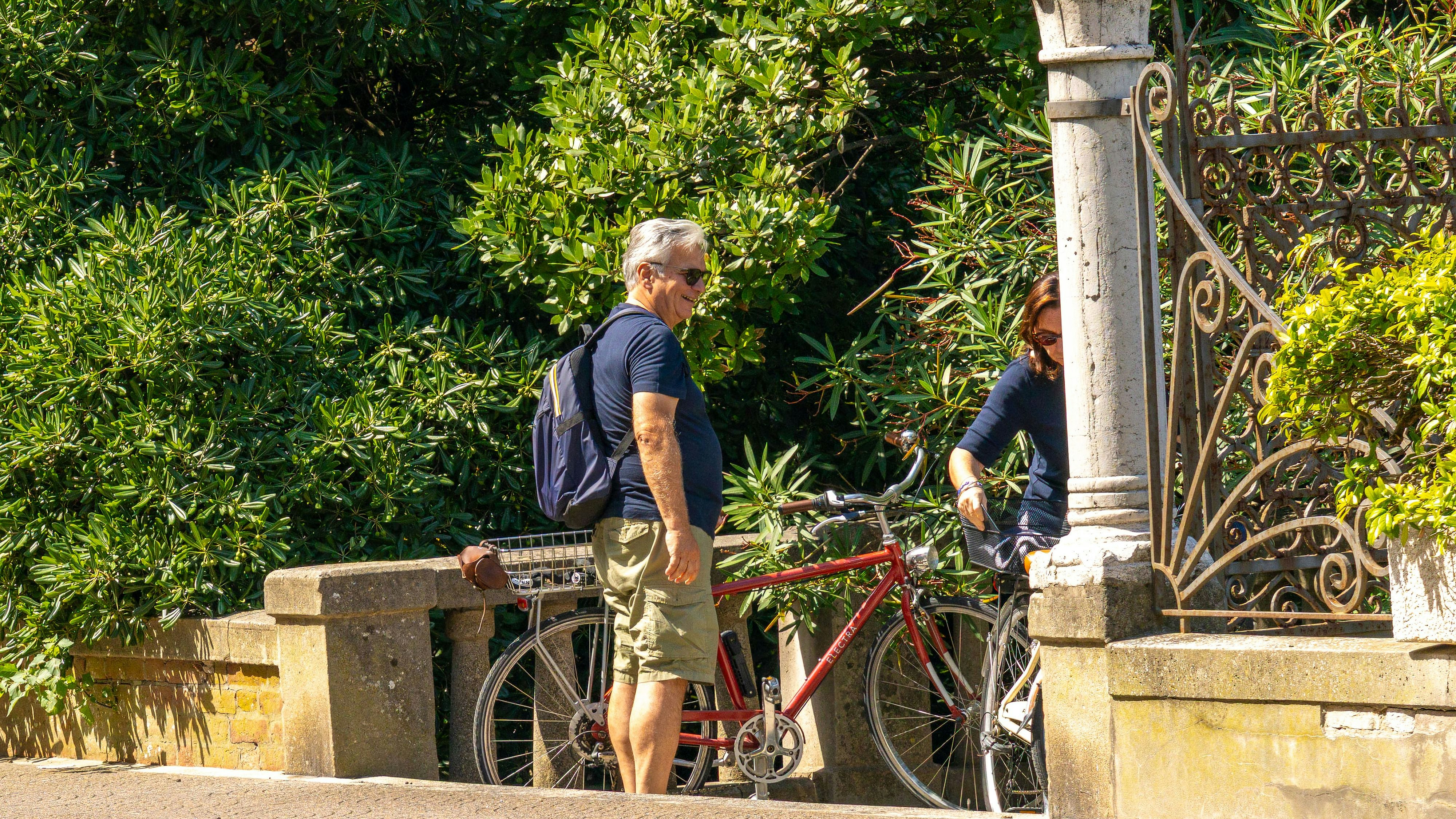 Martina und Werner Faymann bei ihrem Rad-Ausflug in Venedig