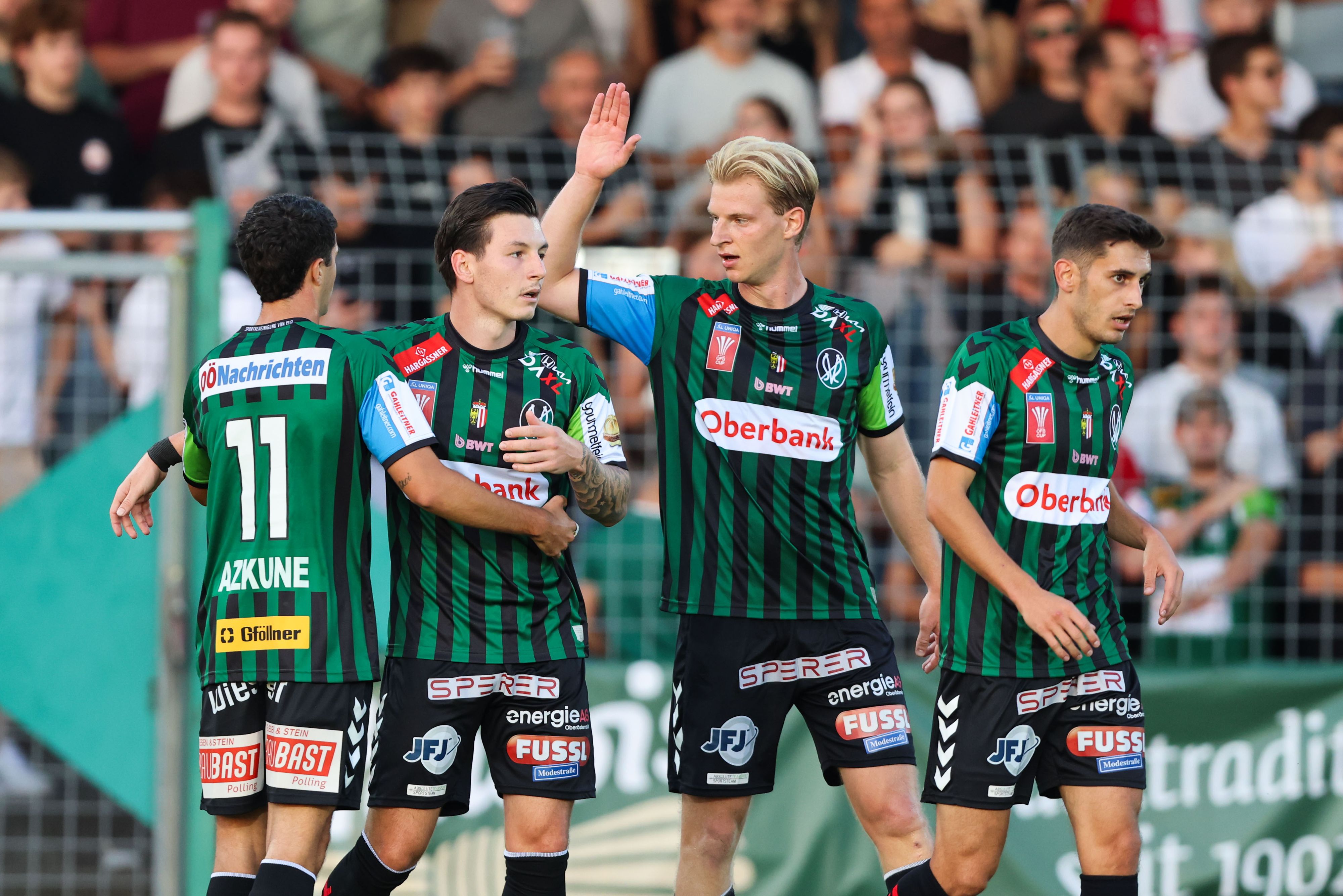 Die SV Ried darf über den Einzug in die nächste Cup-Runde jubeln.