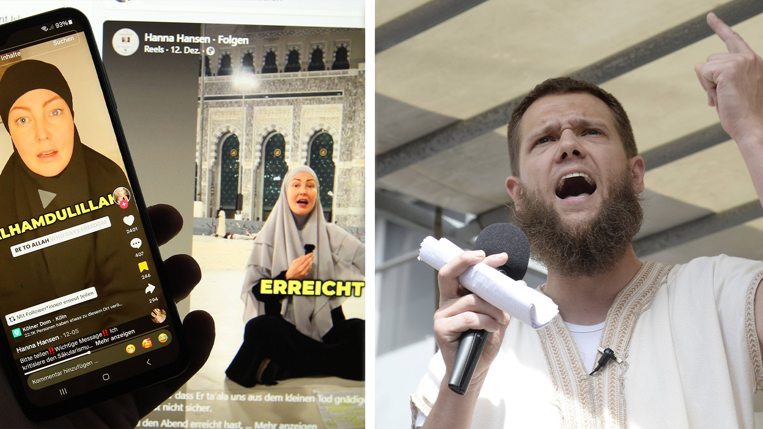 Hanna Hansen und Sven Leu sind bekannte Gesichter in der Islamszene. Beide sollen geheiratet haben.