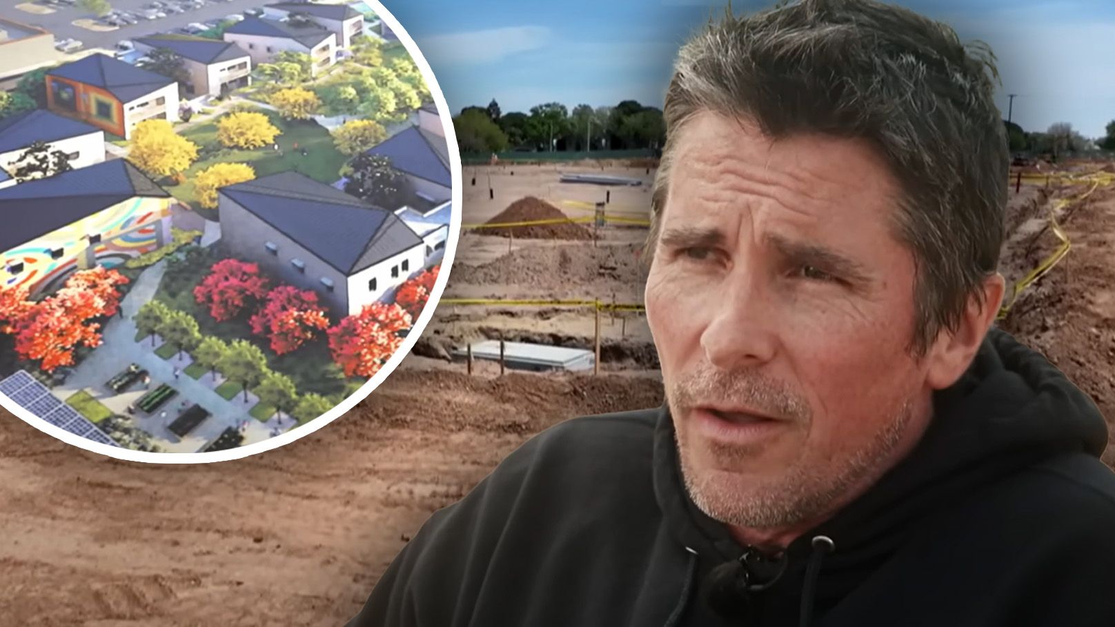 Christian Bale setzt sich für Pflegekinder ein.