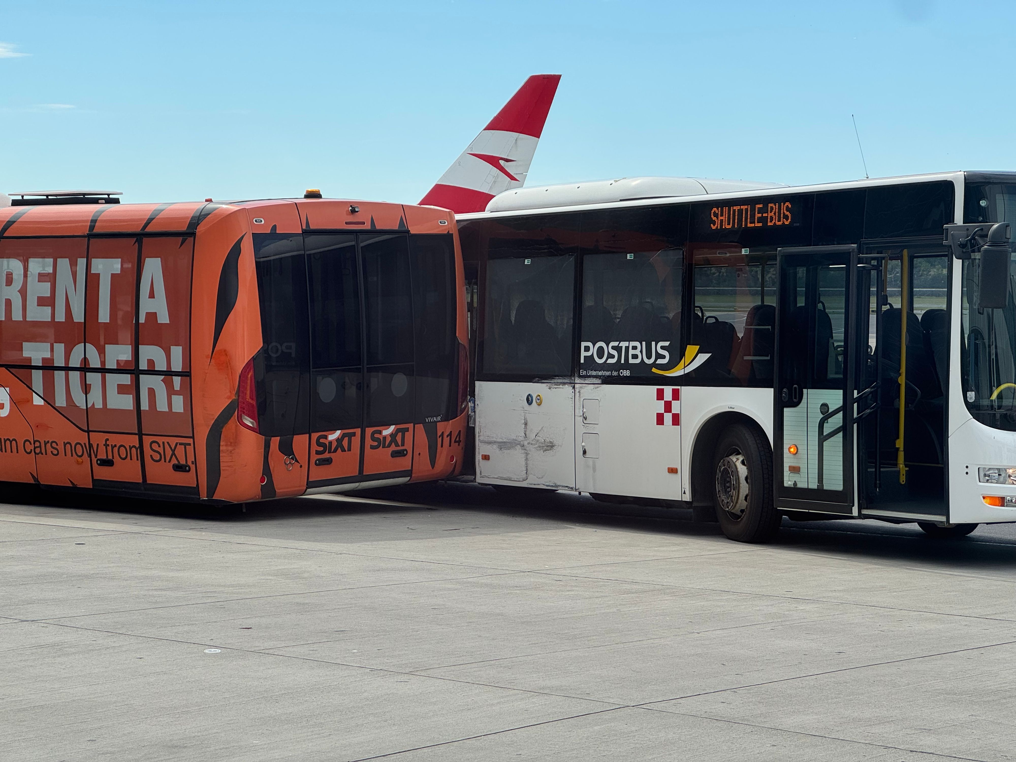 Ein Leserreporter konnte kurz nach dem Crash einen Schnappschuss machen.