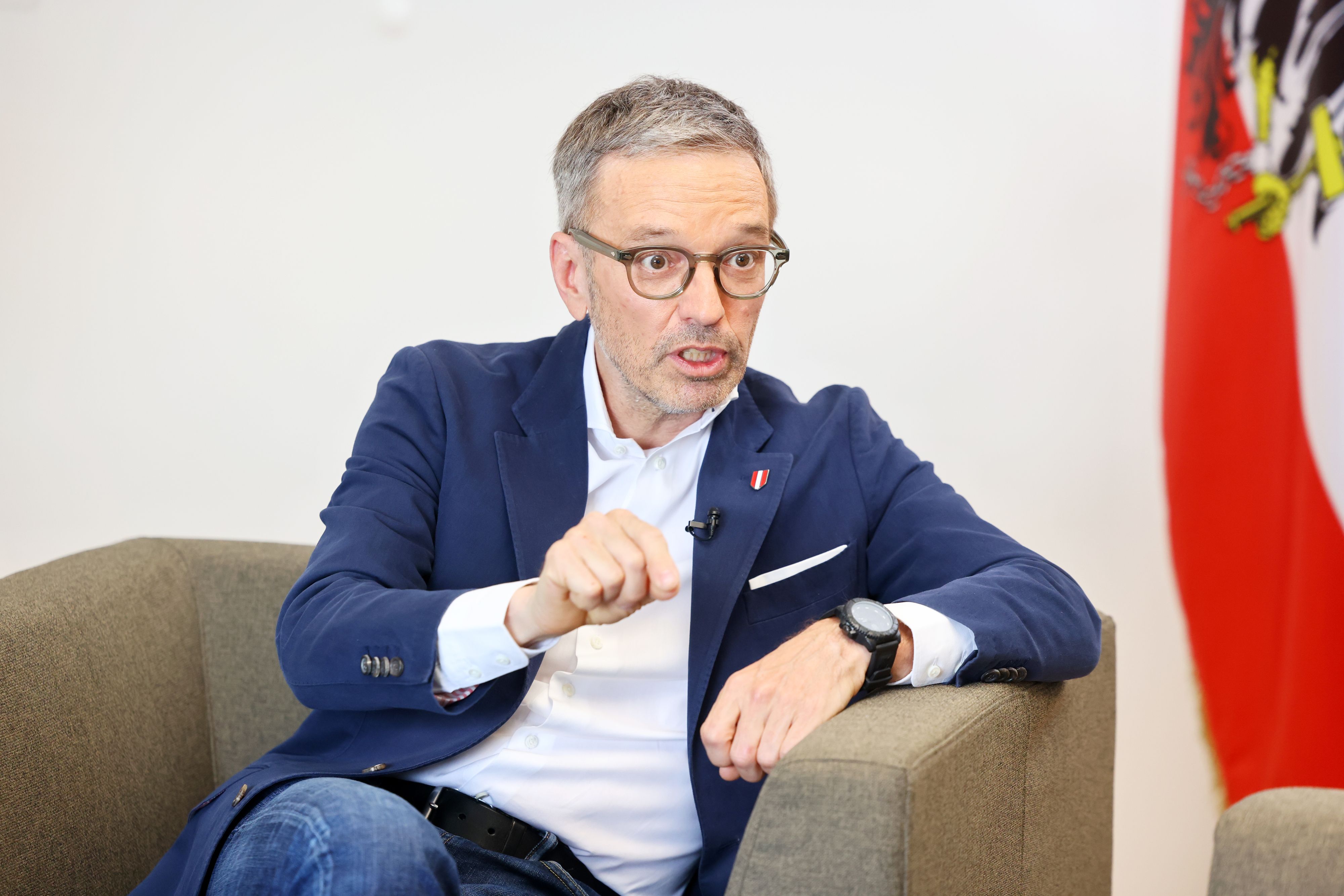 FPÖ-Chef Herbert Kickl ortet 