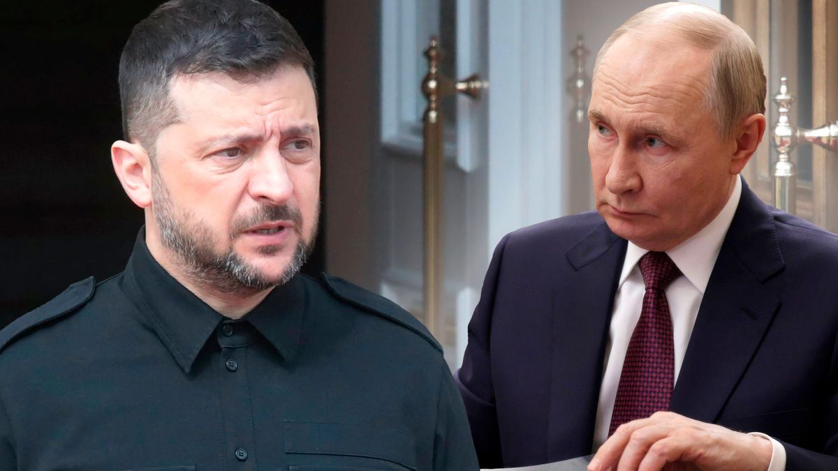 Werden keine Freunde mehr: Wolodymyr Selenskyj und Wladimir Putin.