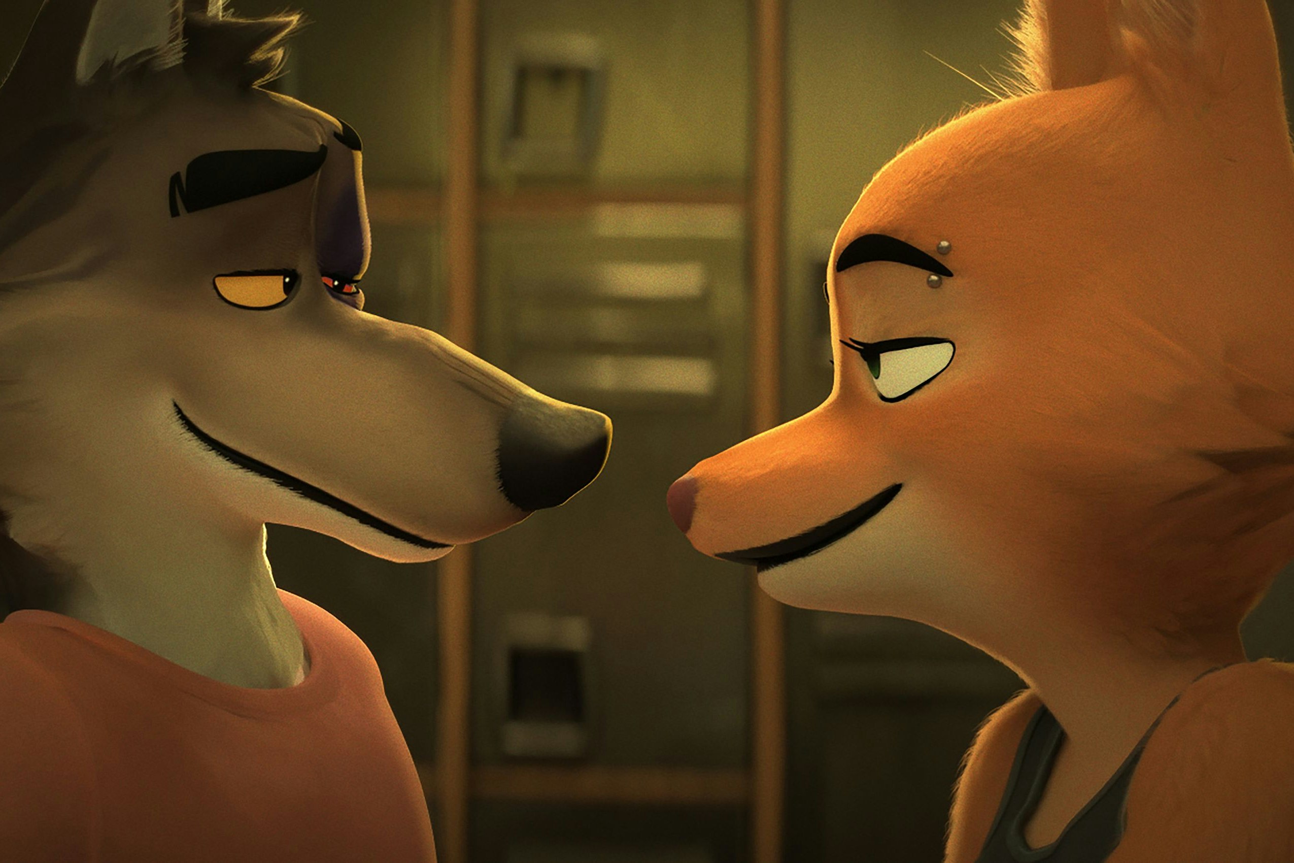 Kommen sich näher: Mr. Wolf und Gouverneurin Diane Foxington