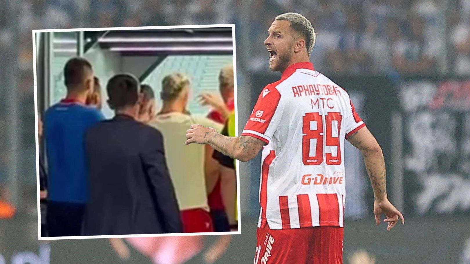 Marko Arnautovic war nach dem CL-Aus auf Zypern aufgebracht.