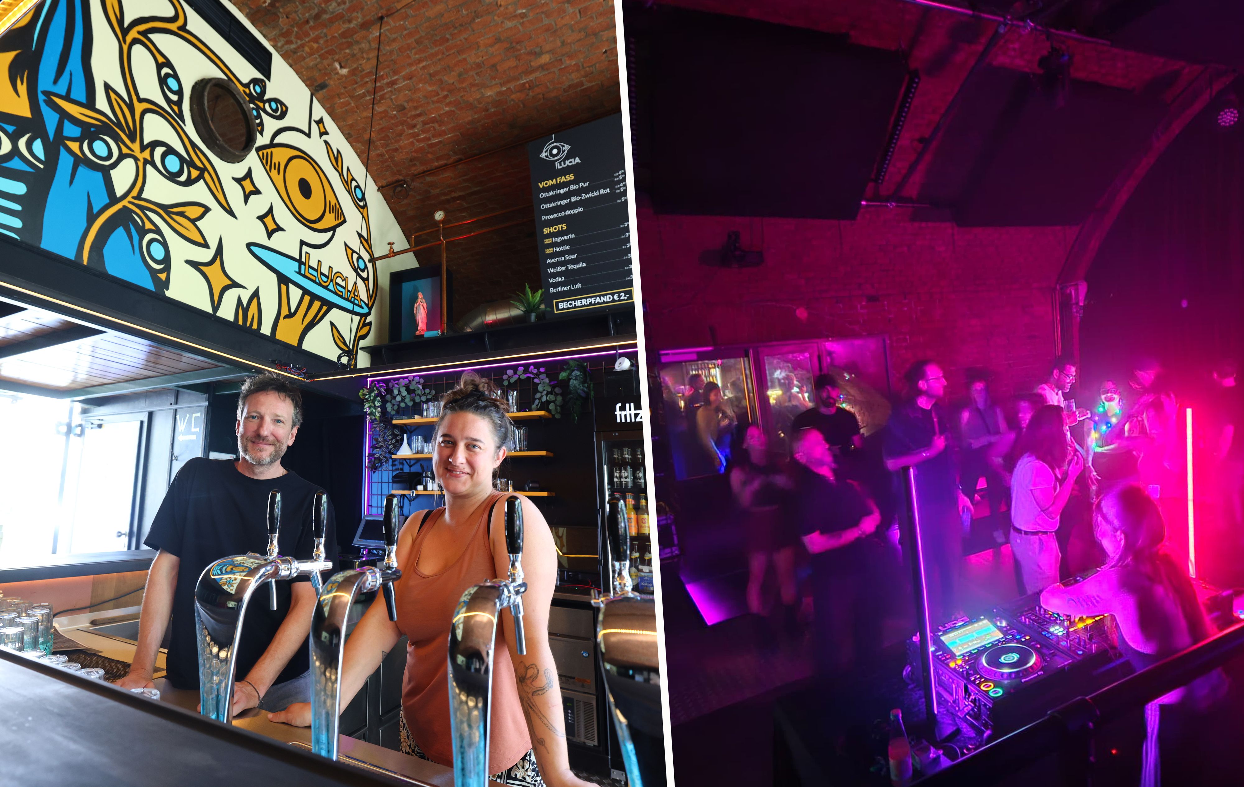 Eduard Supersberger und Katharina Lacic betreiben das neue Gürtelbogen-Lokal 