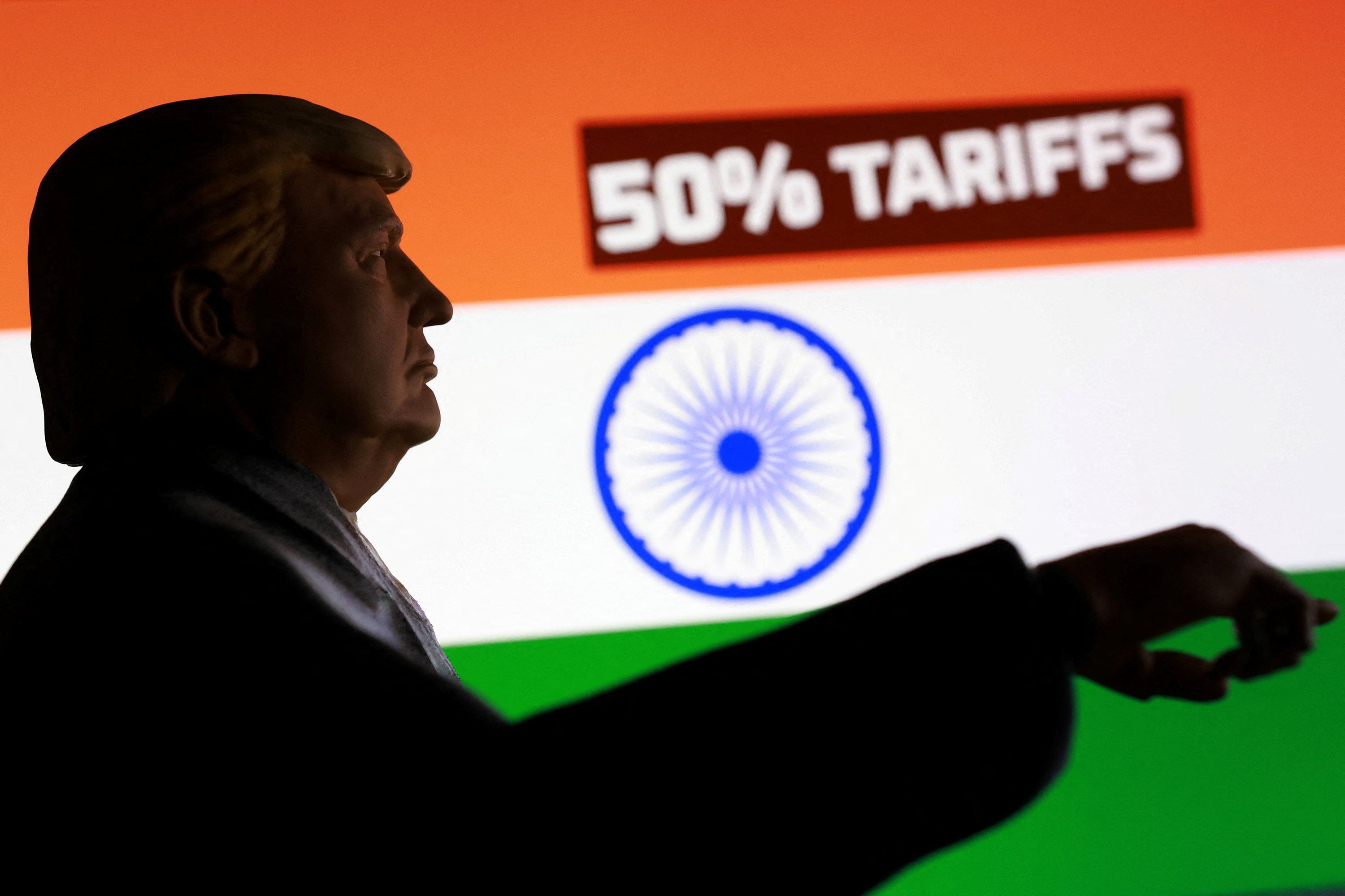 Donald Trump hat den Strafzollsatz für Indien auf 50 Prozent angehoben.