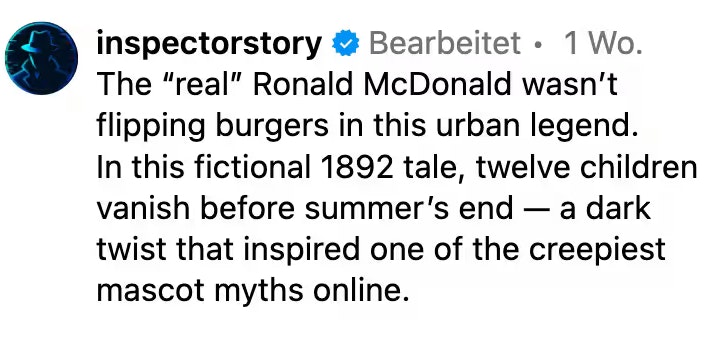 Auch beim Post, von dem aus das Video viral gegangen ist, findet sich ein deutlicher Hinweis darauf, dass KI am Werk war.