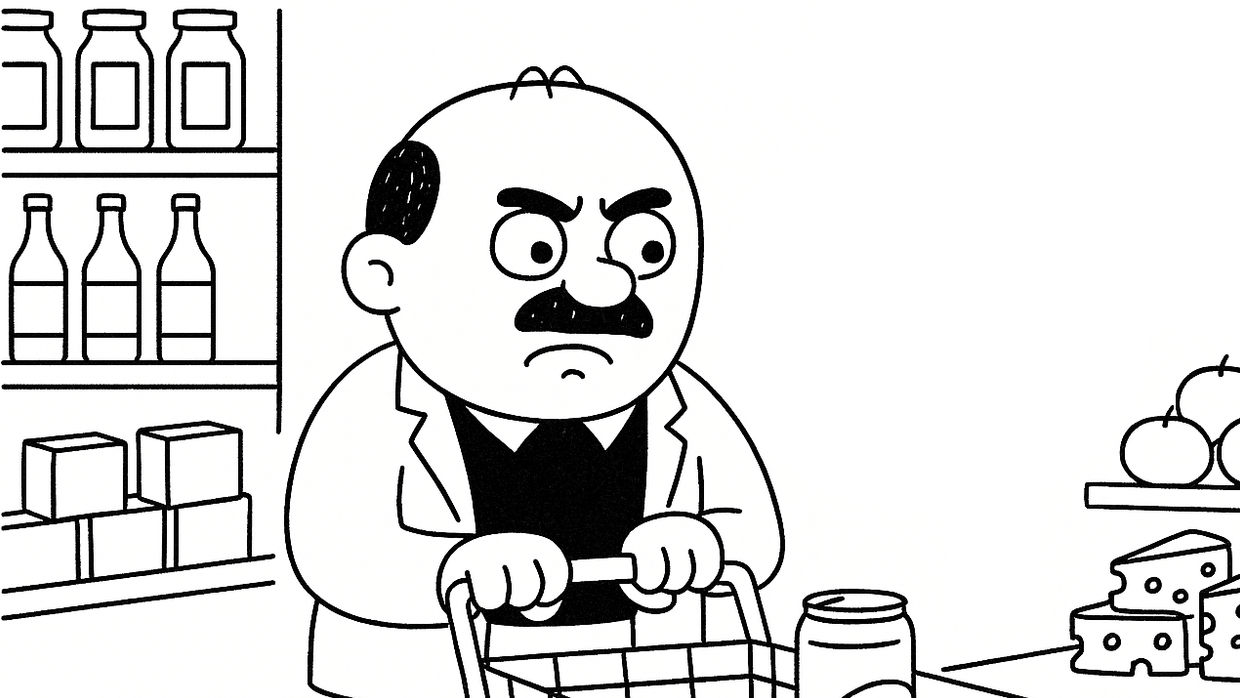 Komischer Kauz: Worüber muss sich Herlicek beim Einkaufen ärgern?