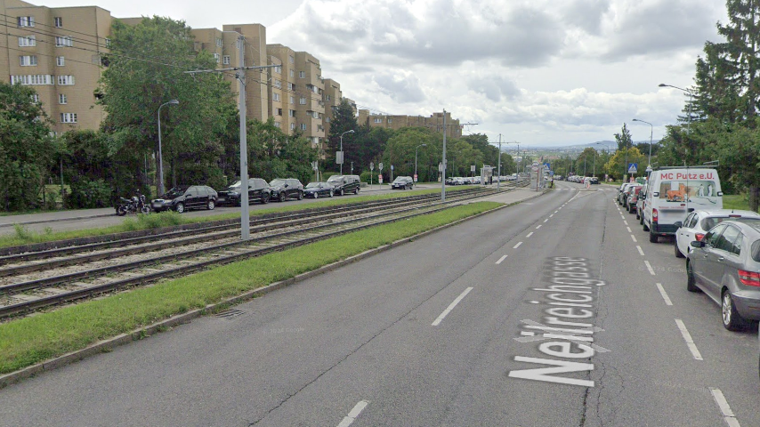 Blick in die Neilreichgasse, Favoriten.