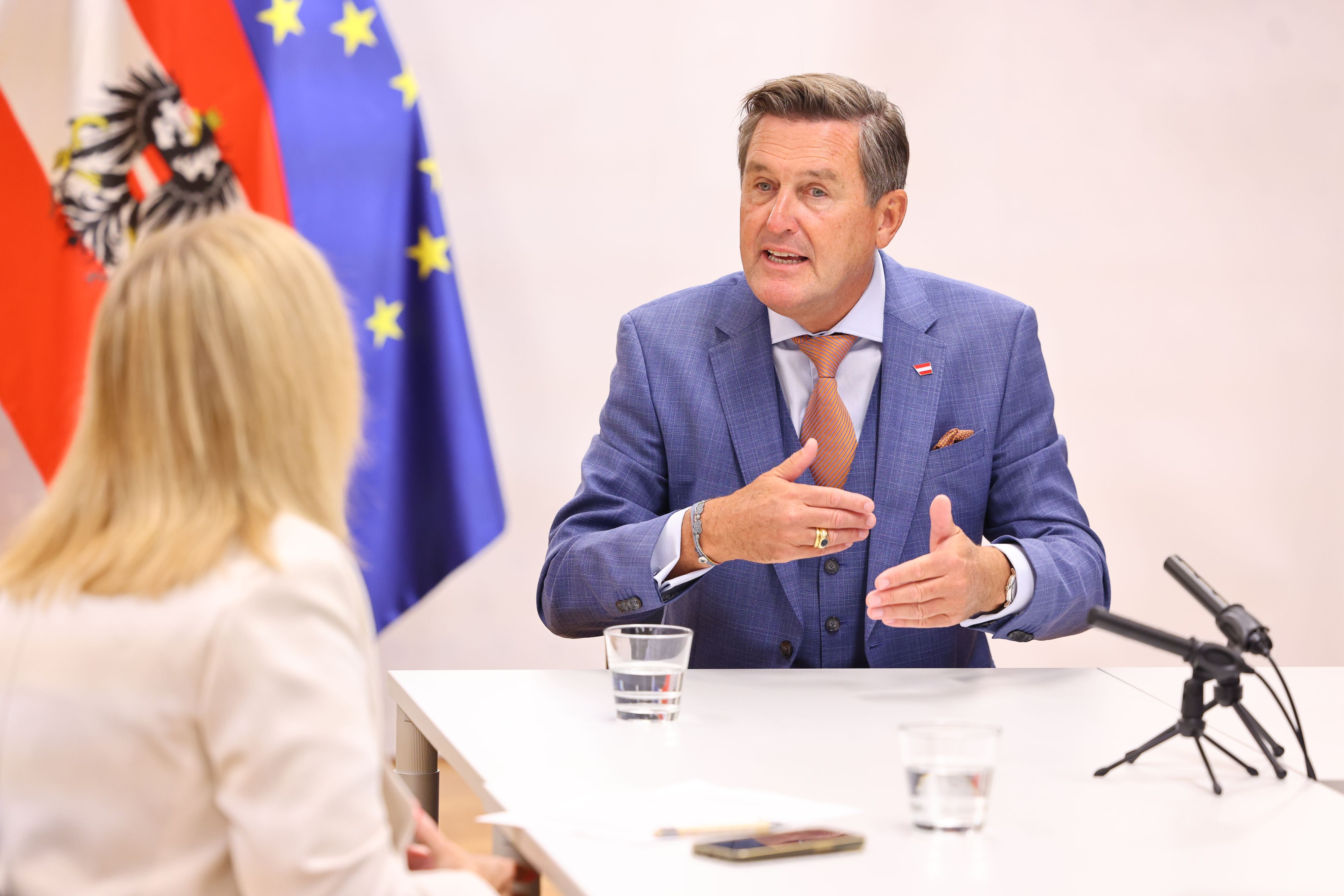 Mobilitätsminister Peter Hanke (SPÖ) im <em>