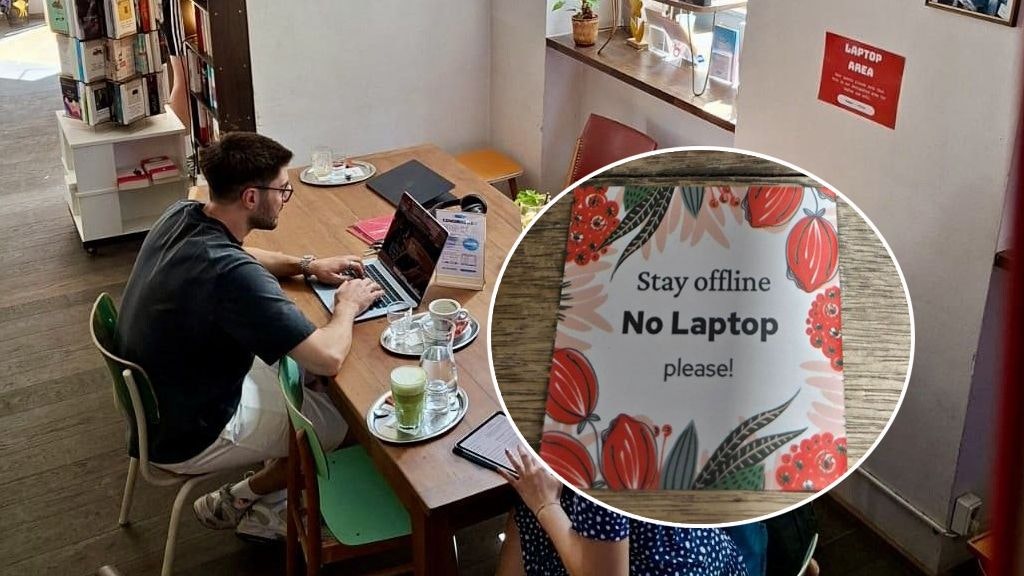 Heute.at - Wiener Cafés – Laptops verboten, doch einer kapituliert