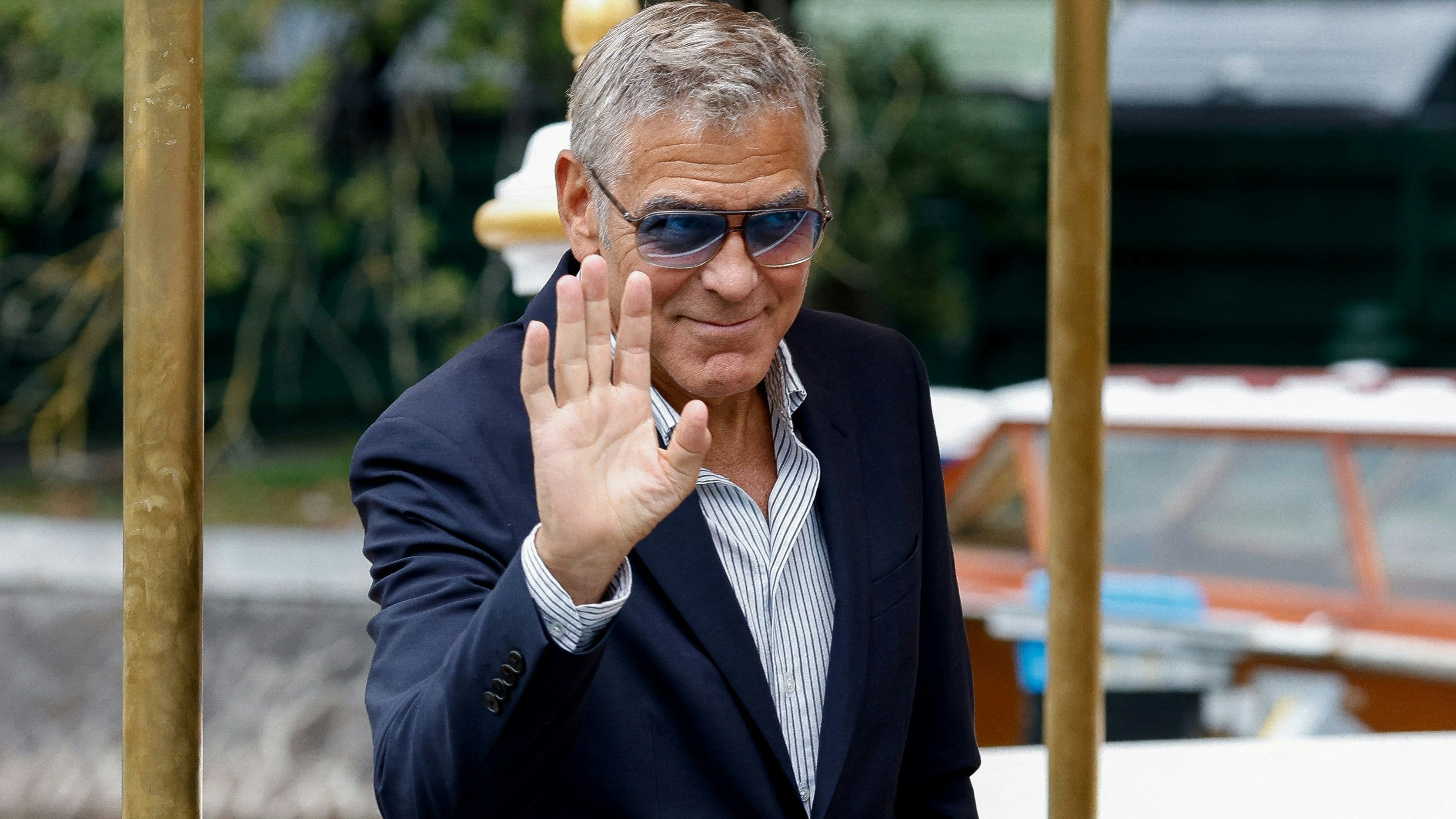 George Clooney ist aktuell in Venedig.