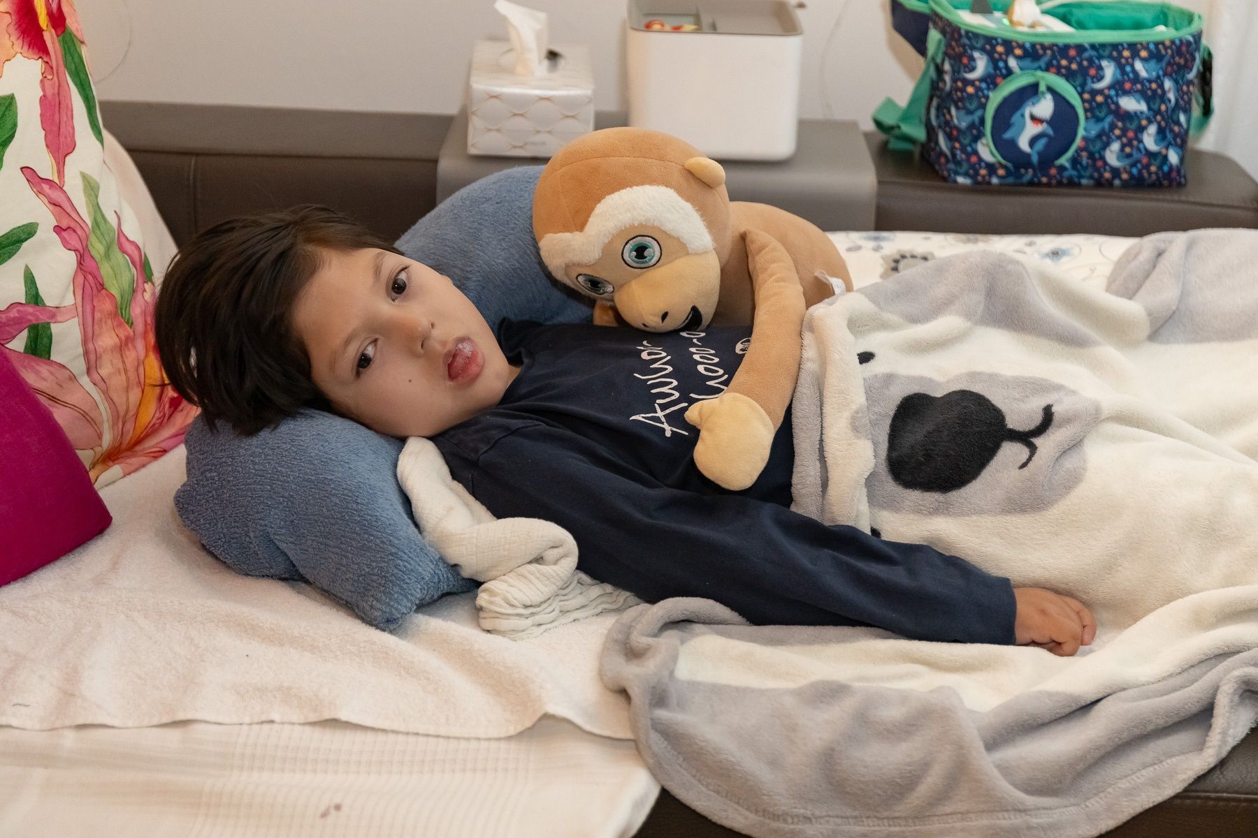 Raphael (8) hat den seltenen Gendefekt SCN2A.