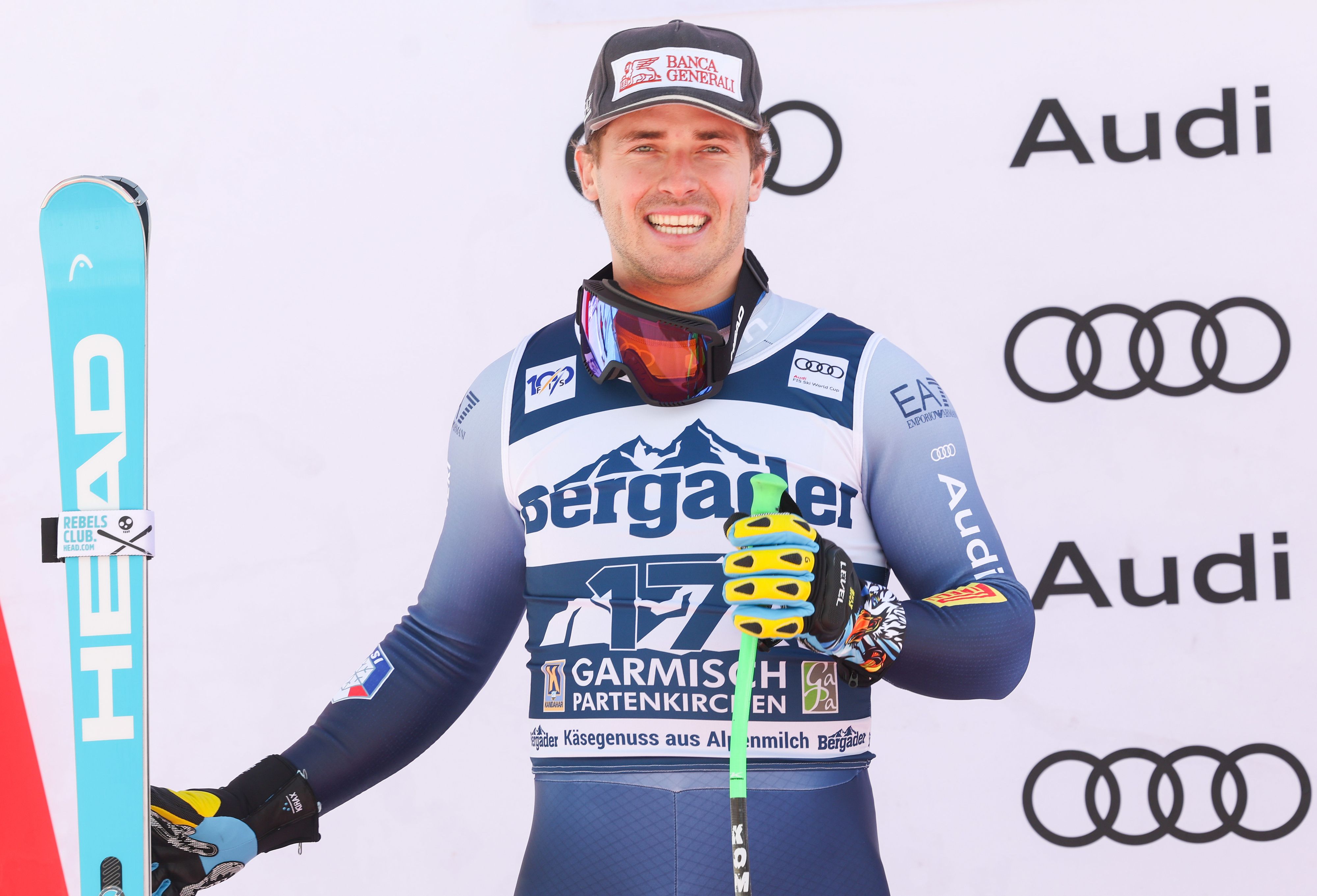 Ski-Ass Guglielmo Bosca ist Vater geworden. 