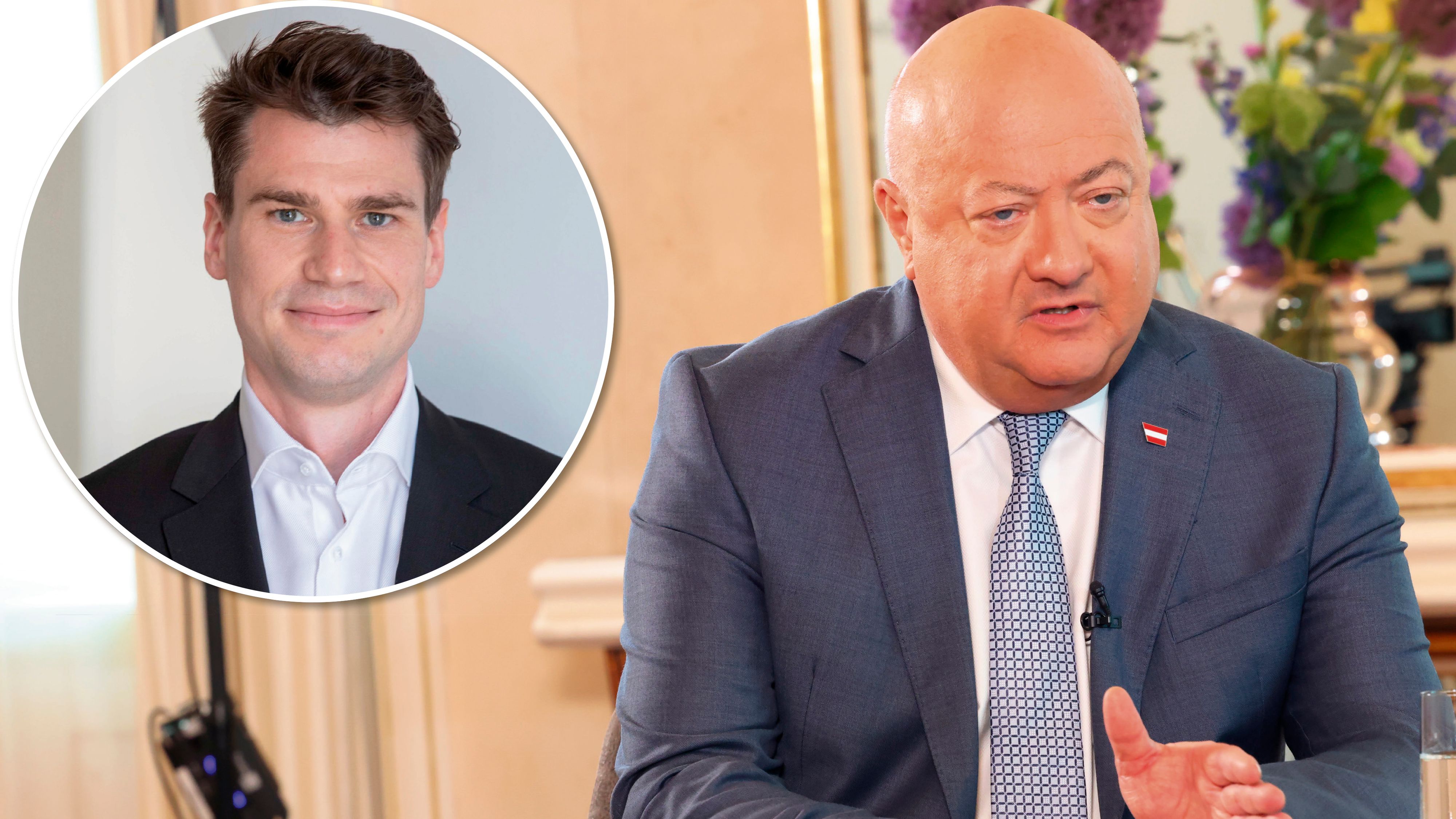 Agenda-Austria-Ökonom Hanno Lorenz (li.) nimmt die 