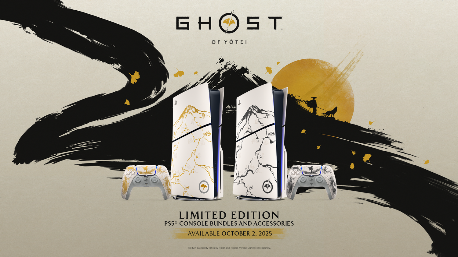 "Ghost of Yōtei": PS5-Konsolen-Bundles und Zubehör der Limited Edition ab 4. September vorbestellbar.