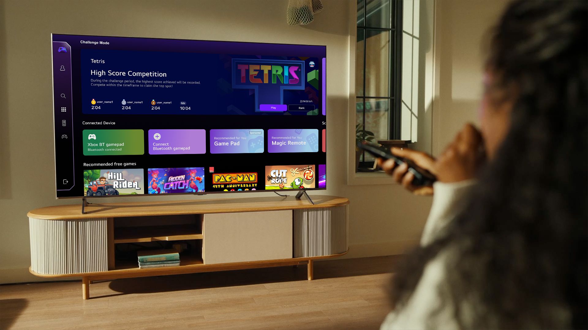 Das Wohnzimmer wird zur Gaming-Arena: LG macht Fernseher zu Spielekonsolen.