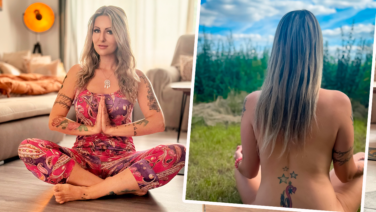 Bewusst im Augenblick: Schlagersängerin <strong>Jenny Van Bree</strong> liebt Yoga und Meditation. Manchmal auch splitternackt.