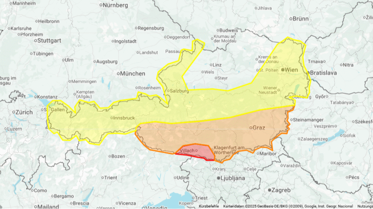 Heute.at - Starkregen, Hagel – heftige Unwetter treffen Österreich