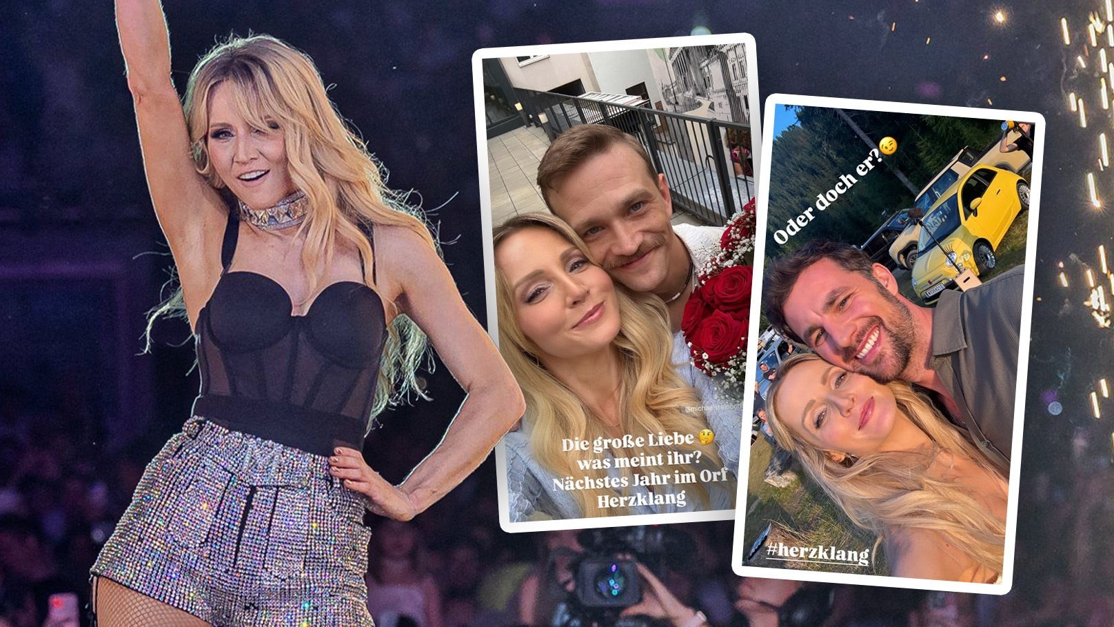 Gleich zwei Traummänner kämpfen anscheinend um Melissa Naschenwengs Herz.