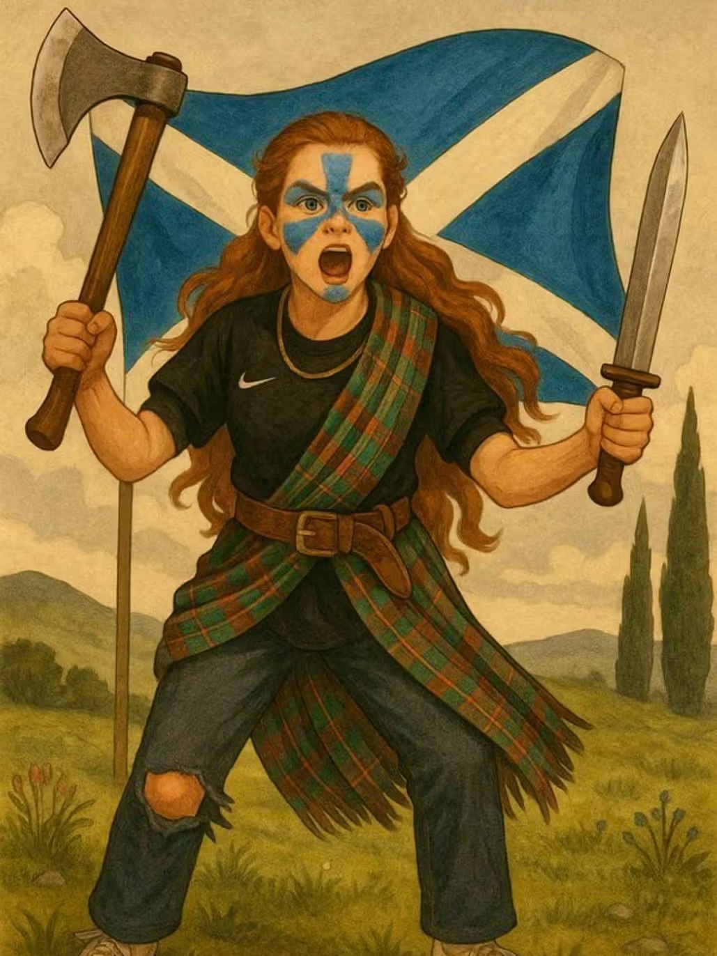 Die Polizei legte eine gegenteilige Version vor. Dennoch gibt es schon Helden-Memes der 12-Jährigen. Ein falsches Narrativ verbreitete sich.