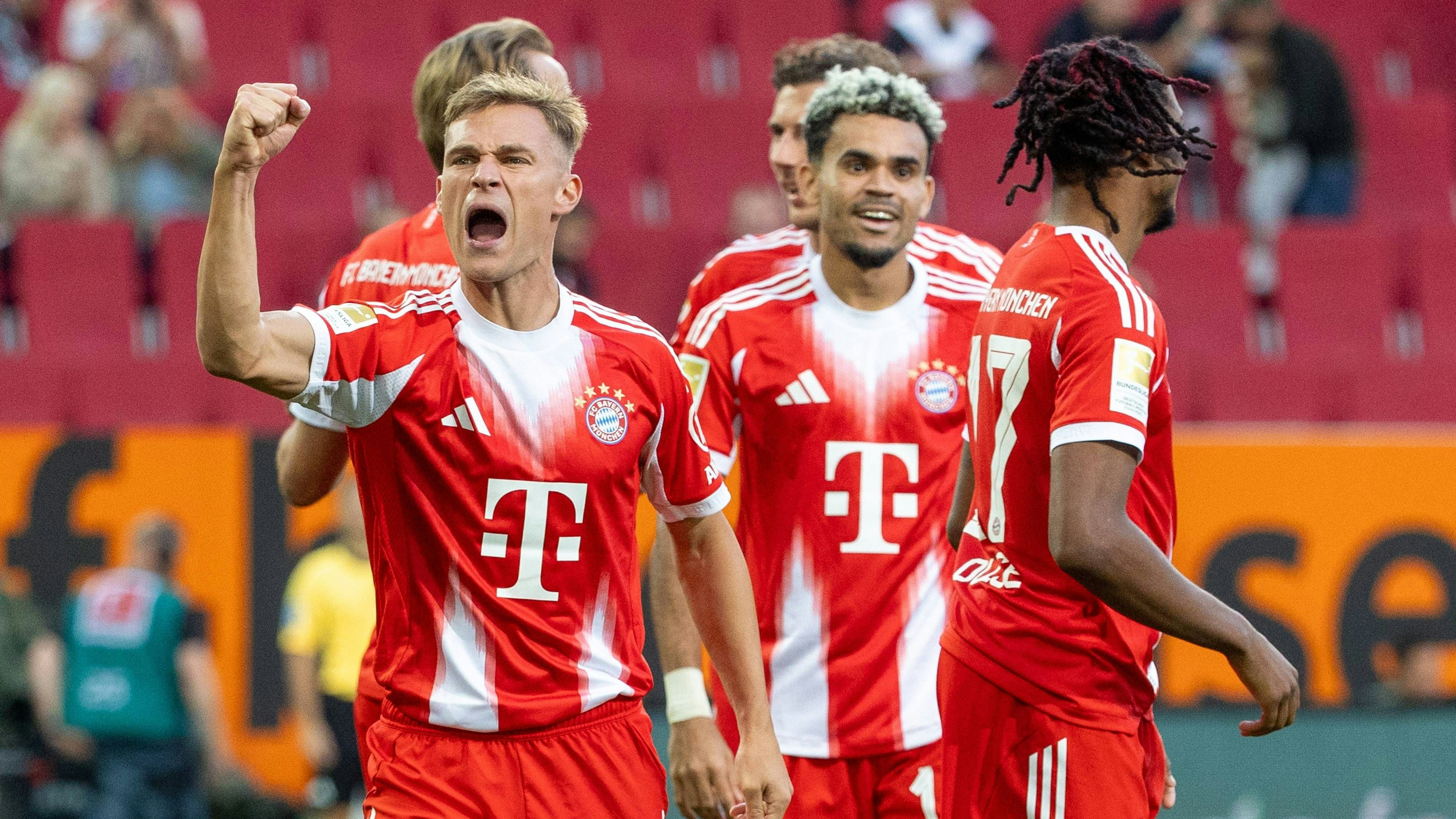 Die Bayern jubeln auch gegen Augsburg. 