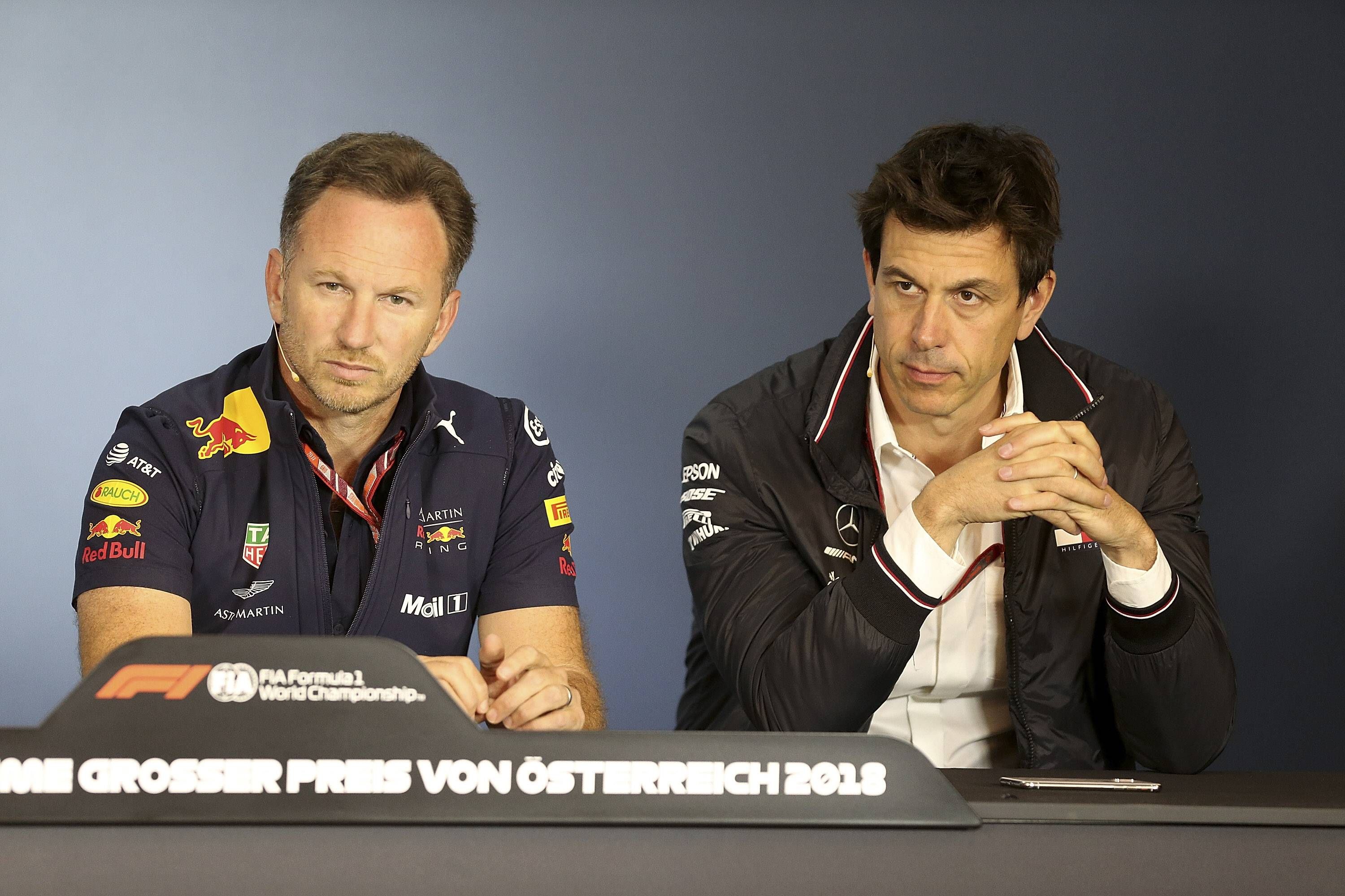 Christian Horner und Toto Wolff.