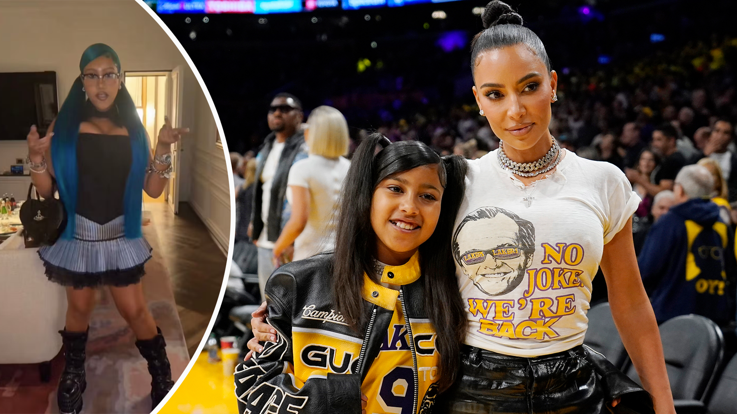 North Wests Outfit in Italien polarisiert. Viele vergleichen ihren Style als Zwölfjährige mit dem von anderen Promis, als sie im selben Alter waren.