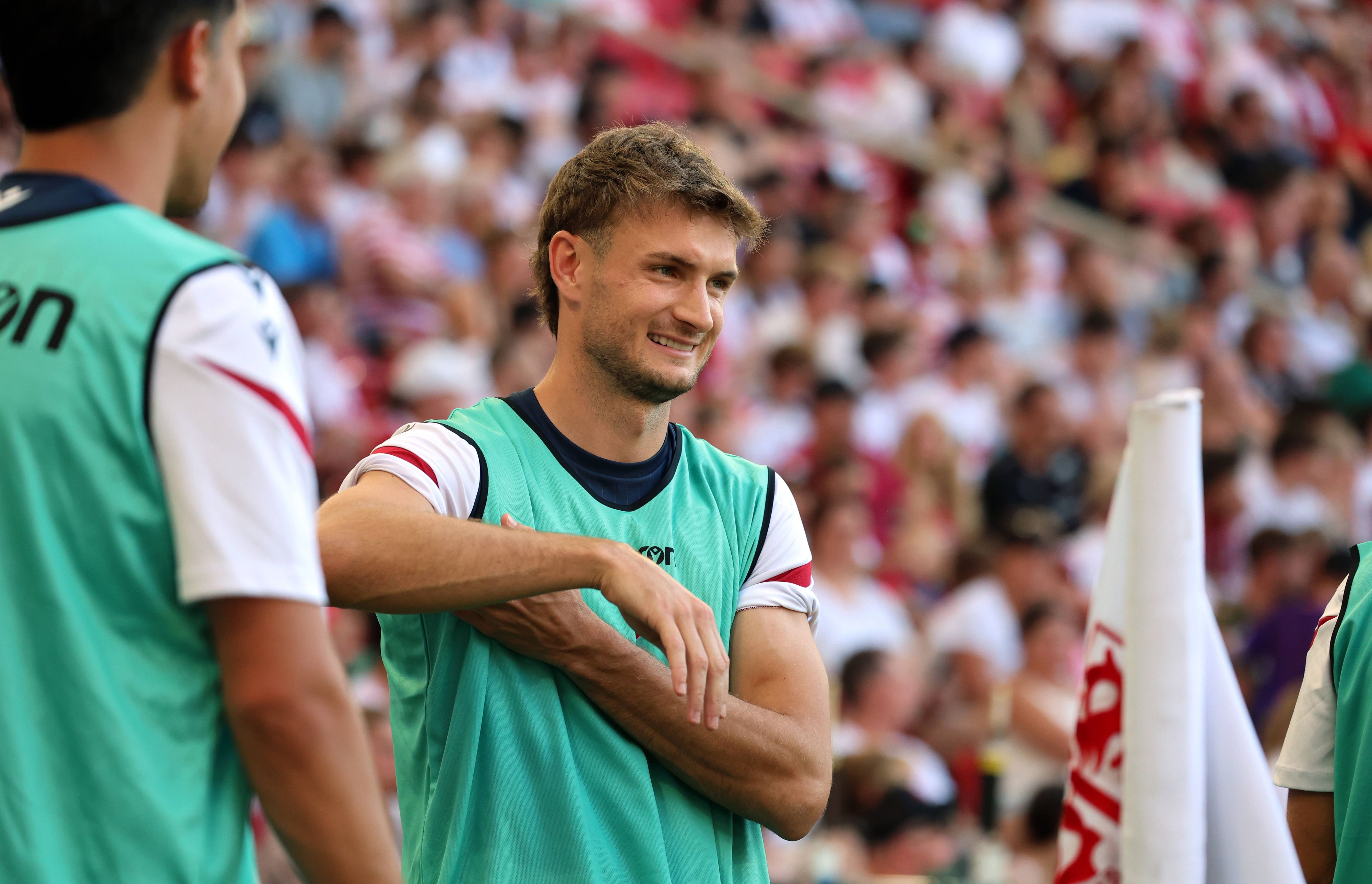 Stefan Posch steht vor dem Absprung.