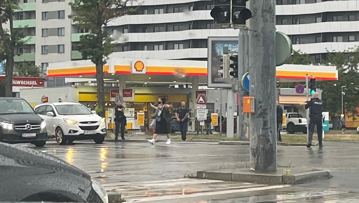 Spektakulärer Polizeieinsatz in Wien-Floridsdorf