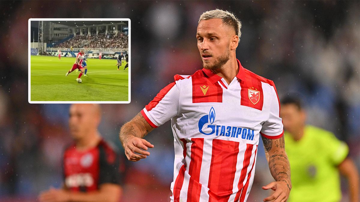 Marko Arnautovic erzielte sein erstes Tor für Roter Stern Belgrad. 