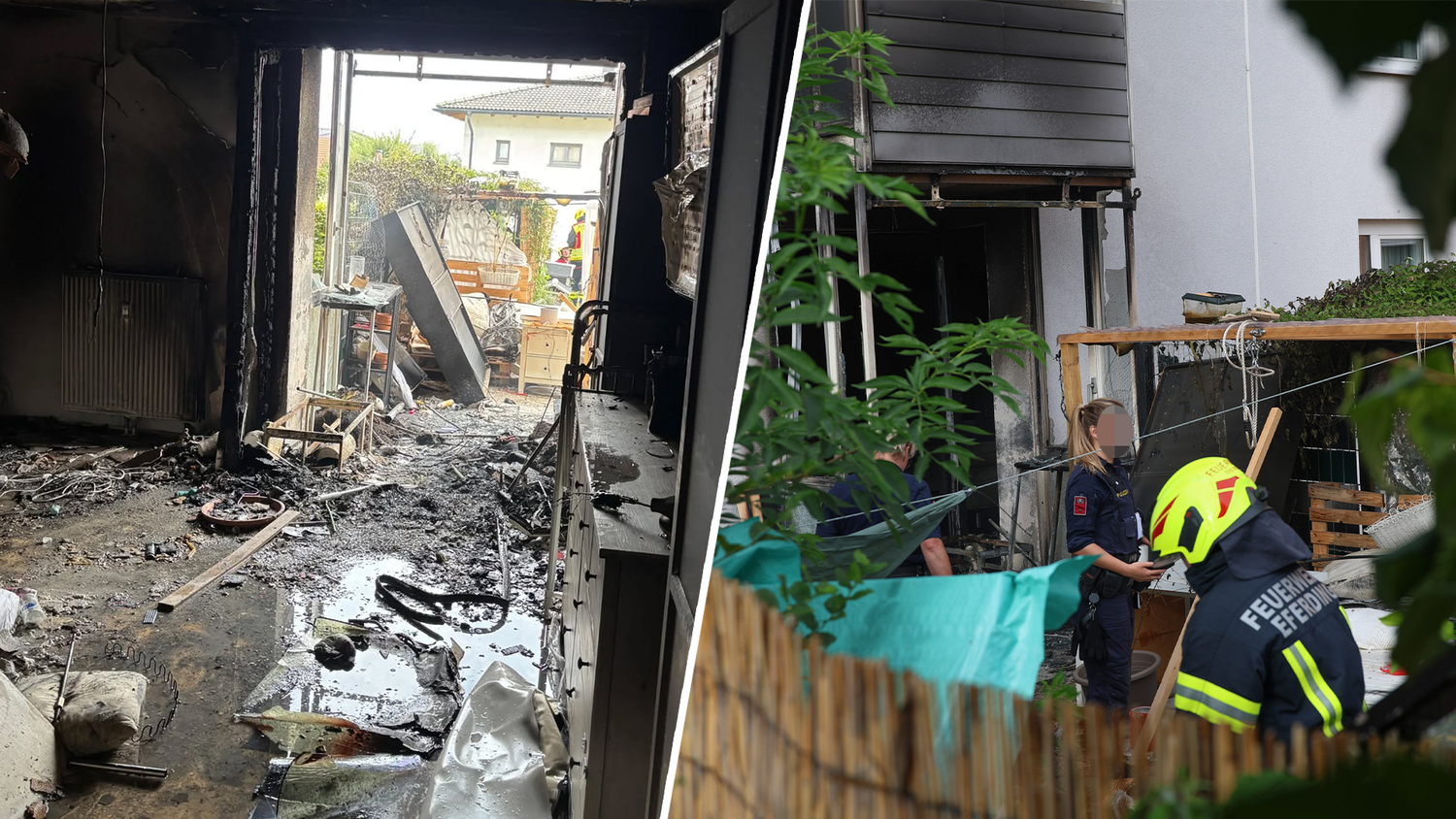 Die Zündelei im Bezirk Eferding hatte einen Großeinsatz samt Evakuierung zur Folge.