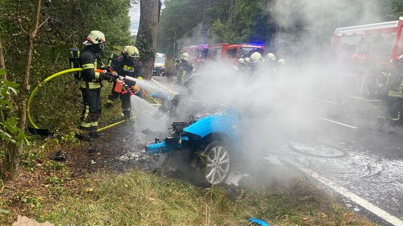 Für den 40-jährigen Pkw-Lenker kam jede Hilfe zu spät.