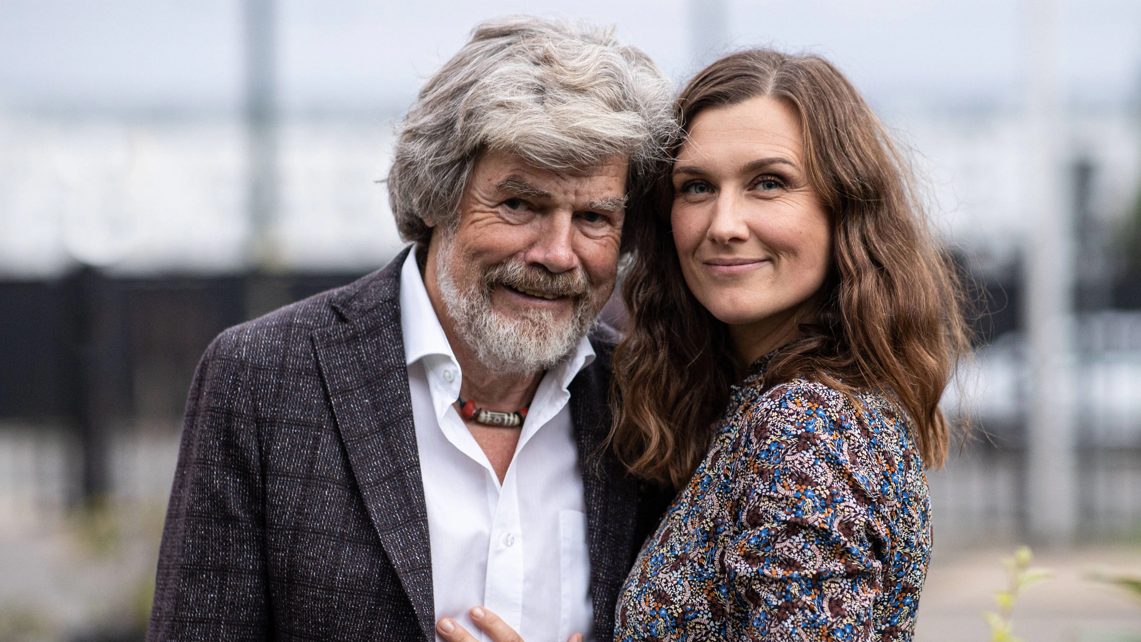 Reinhold Messner war der erste Mensch, der die Gipfel aller 14 Achttausender bestiegen hat. Hier mit seiner Ehefrau Diane.