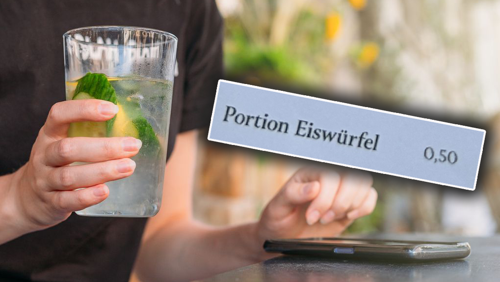 Heute.at - Teure Erfrischung! Lokal verlangt 50 Cent für Eiswürfel