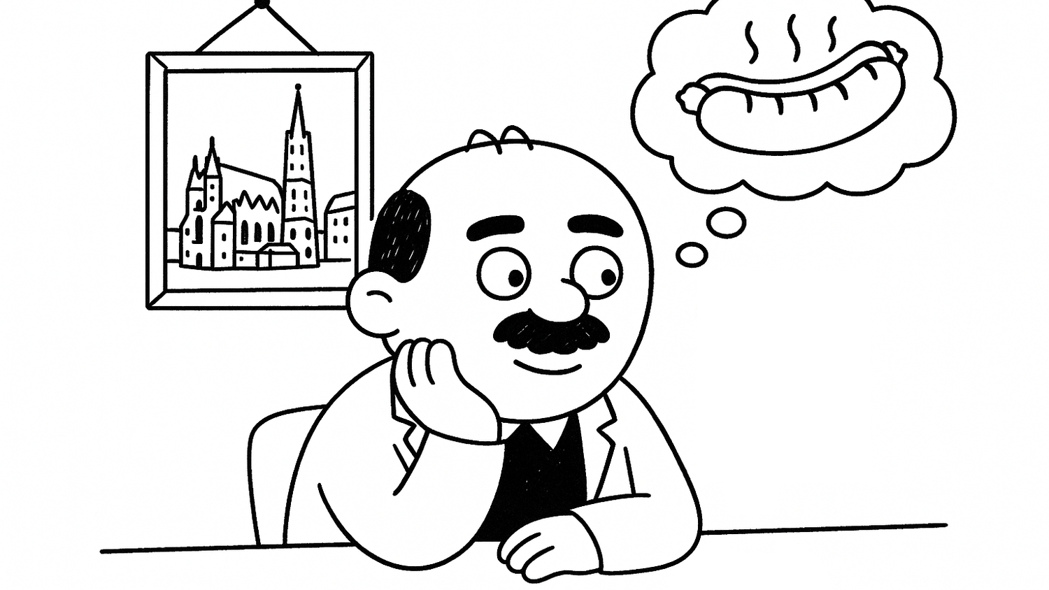 Komischer Kauz: Woran denkt Herlicek in seiner Magistratsstube, wenn's ums Amtsgeheimnis geht?