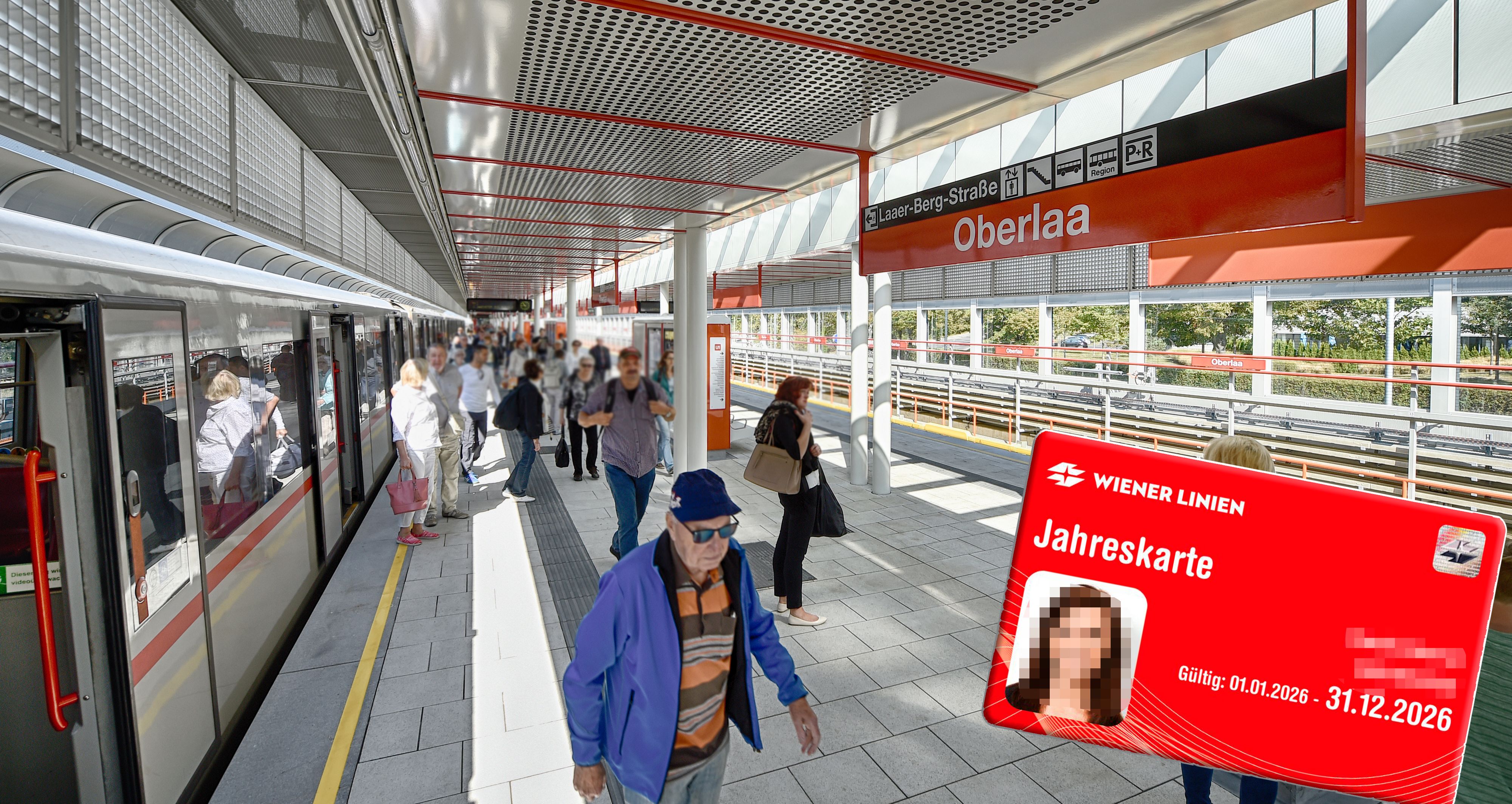 Mit Jahreskarte günstiger: U1 ist die beliebteste U-Bahnlinie in Wien.
