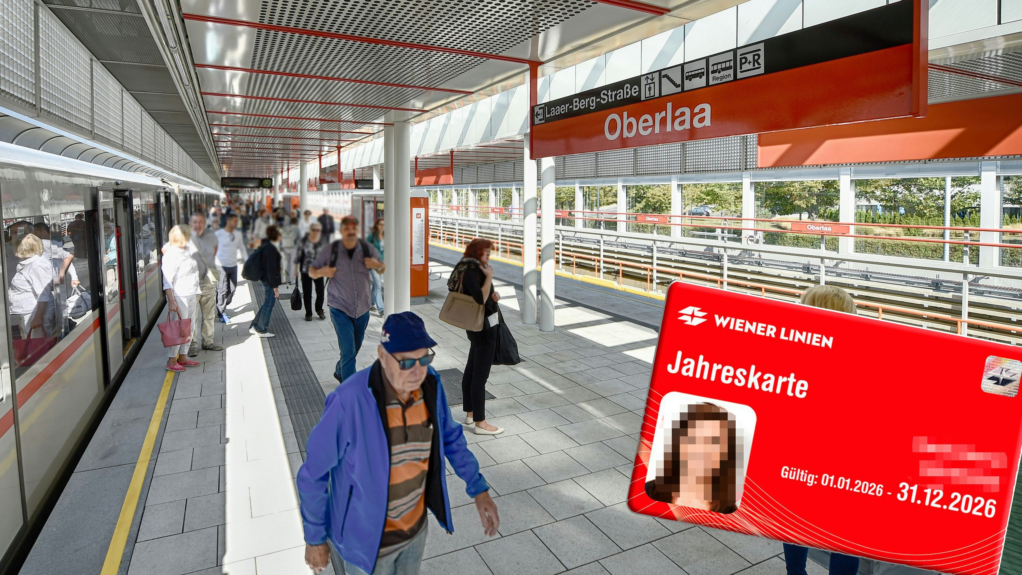 U1 ist die beliebteste U-Bahnlinie in Wien. 