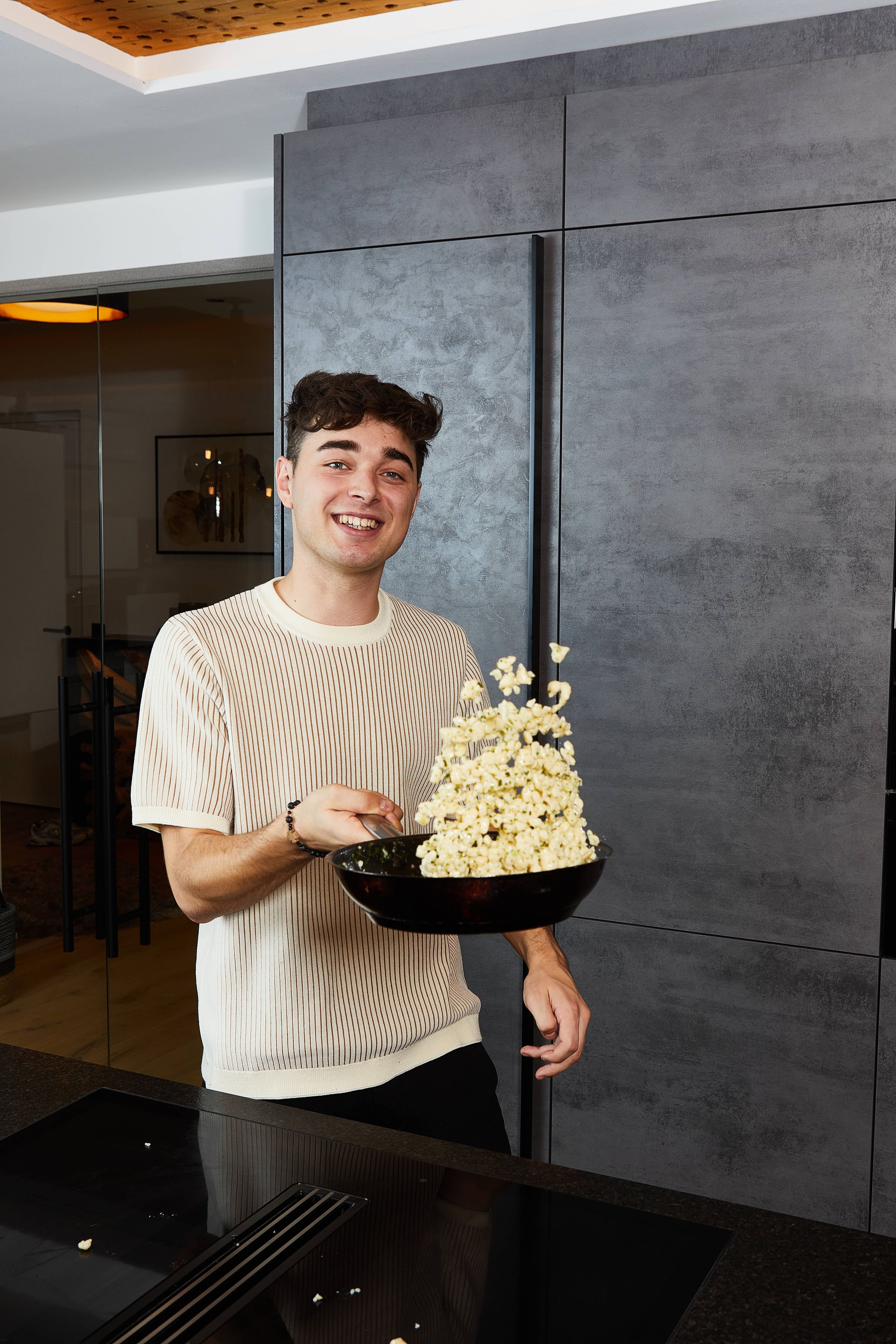 Schon als Kleinkind flitzte er mit dem Bobby-Car durch die Küche: <strong>Dominik Süss</strong>
