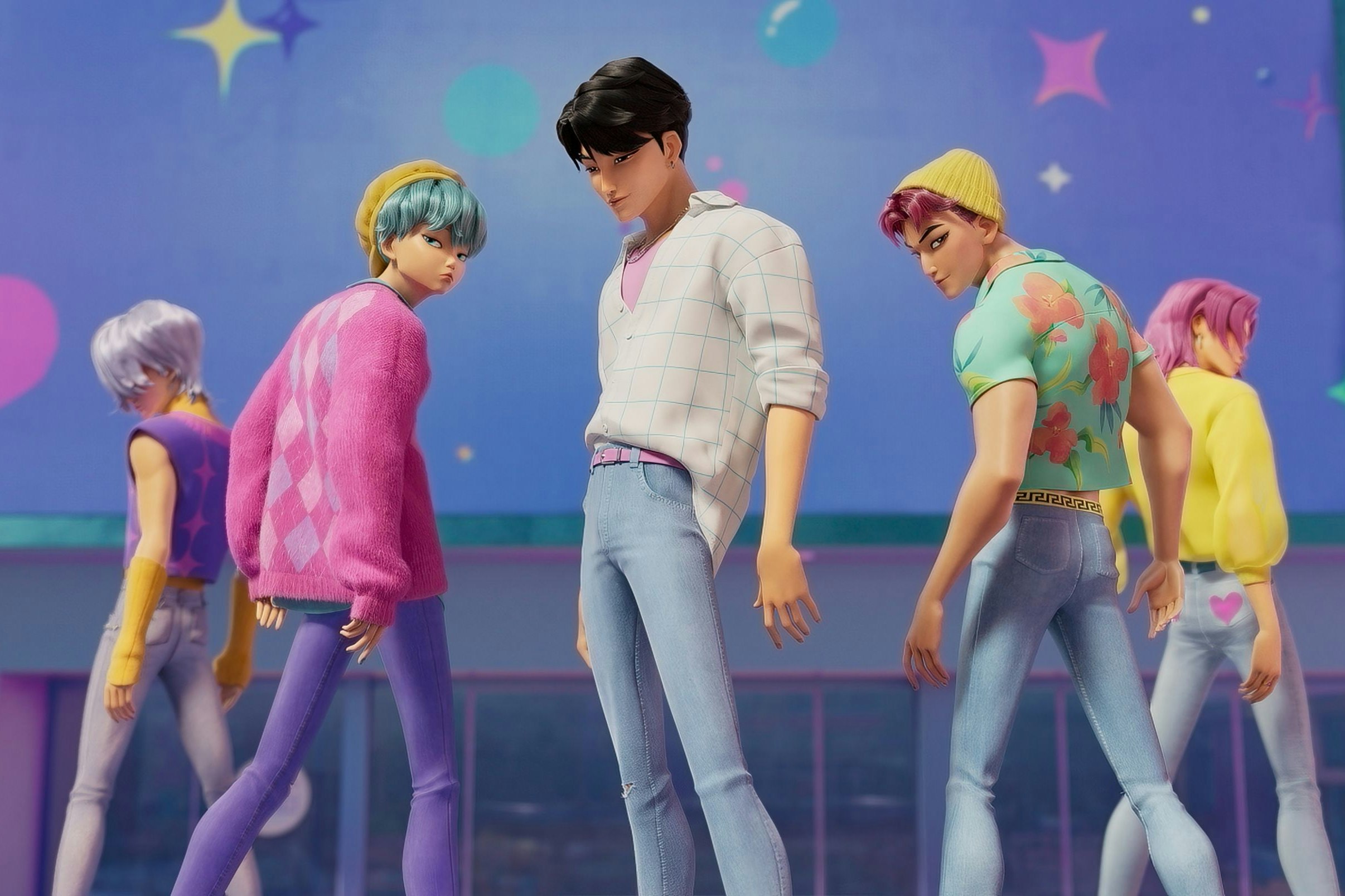 Dämonen in K-Pop-Star-Gestalt: Die Saja Boys machen den Mädels von Huntrix nicht nur die Top-Platzierung in den Charts streitig, sondern dienen auch dem Dämonenkönig
